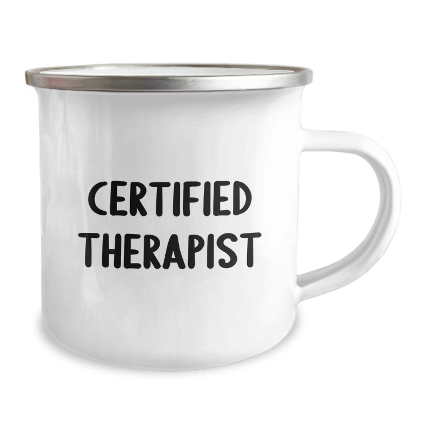 Funny Certified Therapist Gifts from Friends for Birthday Unique Therapist Camping Mug Ideas for Therapist - Image 2