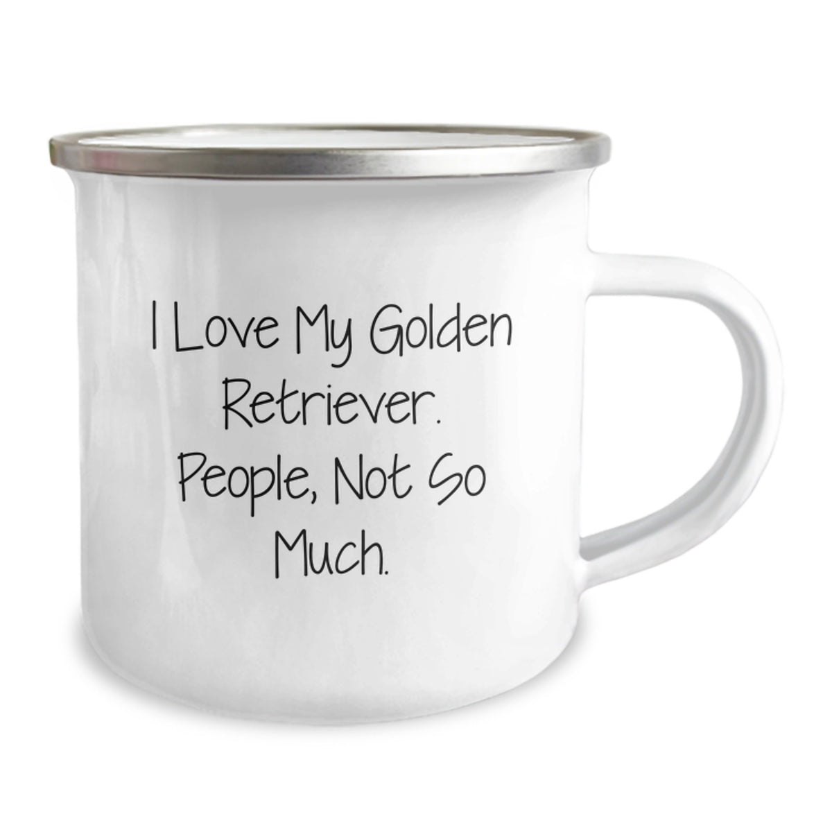 Funny Golden Retriever Dog Camping Mug Gifts for Men from Friends and Family Members at Christmas Unique - Image 2
