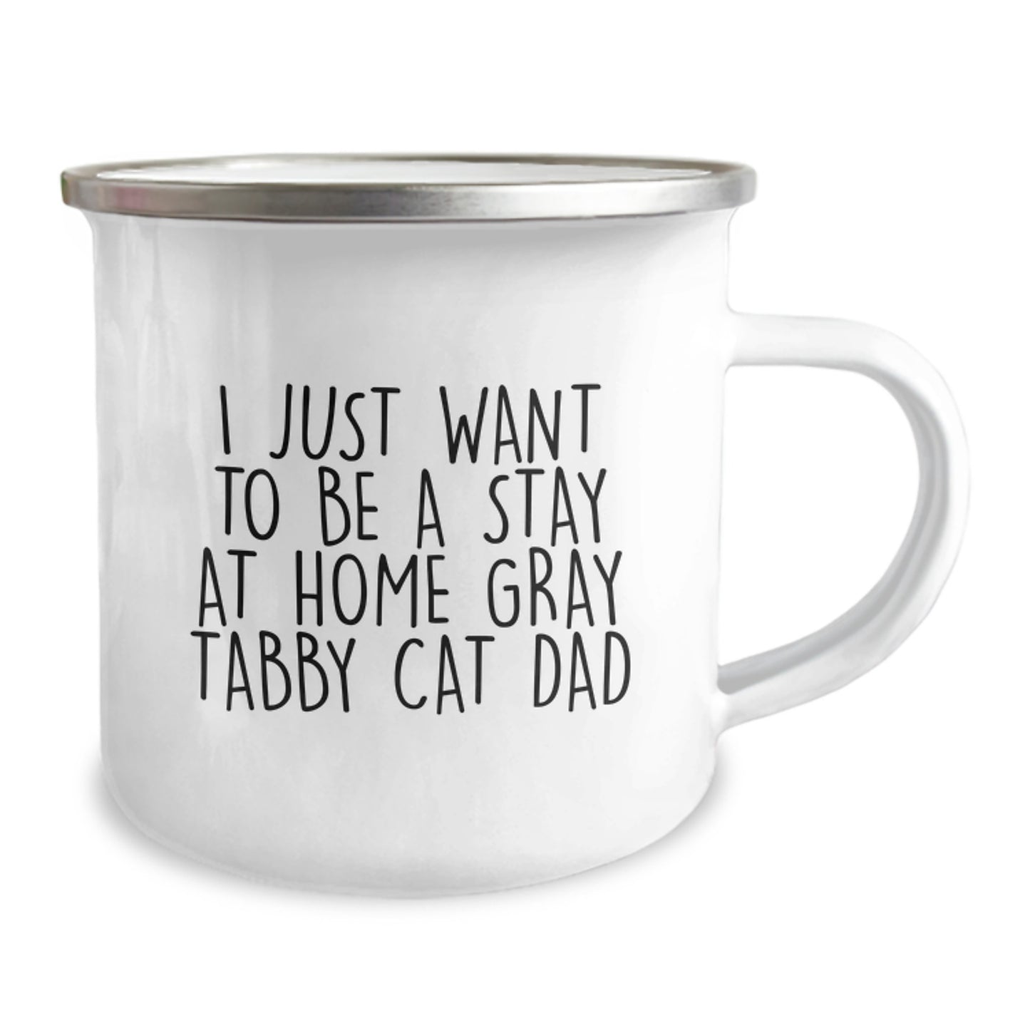 Funny Gray Tabby Cat Gifts from Dad for Christmas Unique Presents for Men Friends Family - Image 2