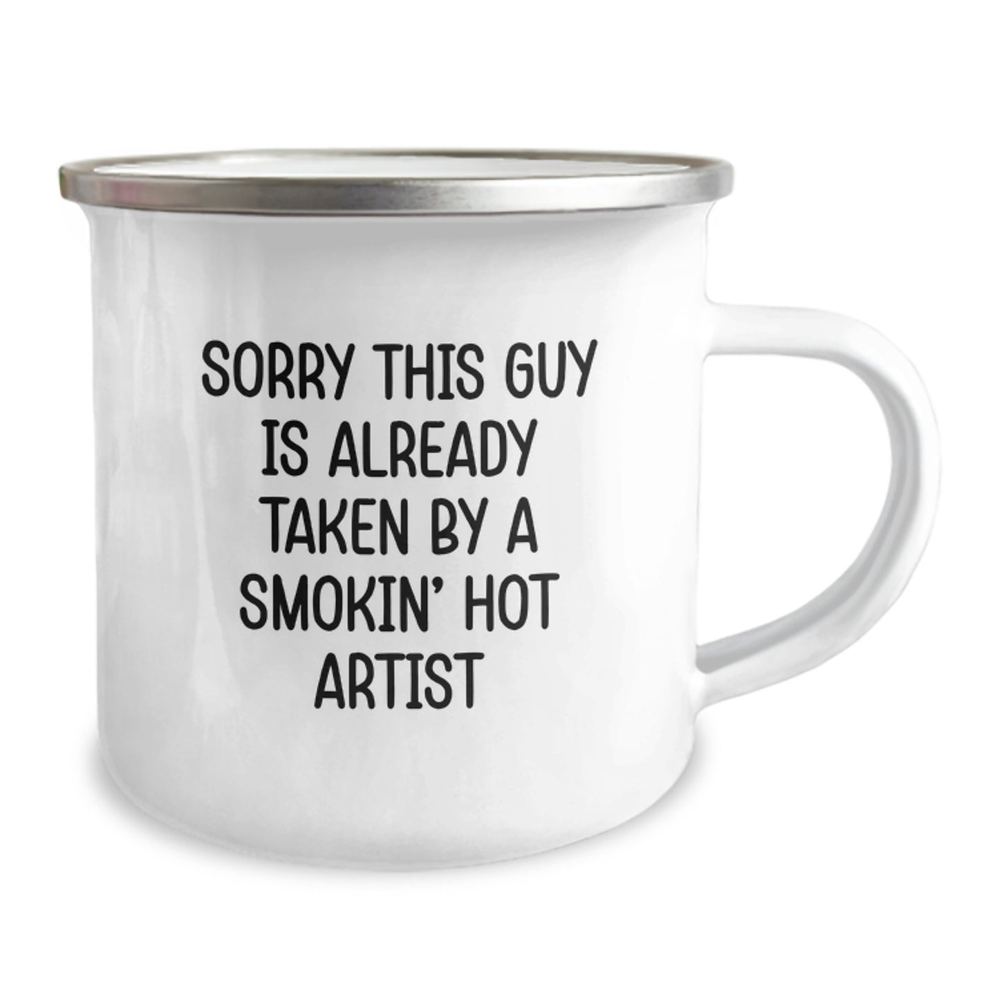 Funny Artist Gifts from Friends for Christmas - Sorry 'This Guy' Artist Camping Mug - Image 2