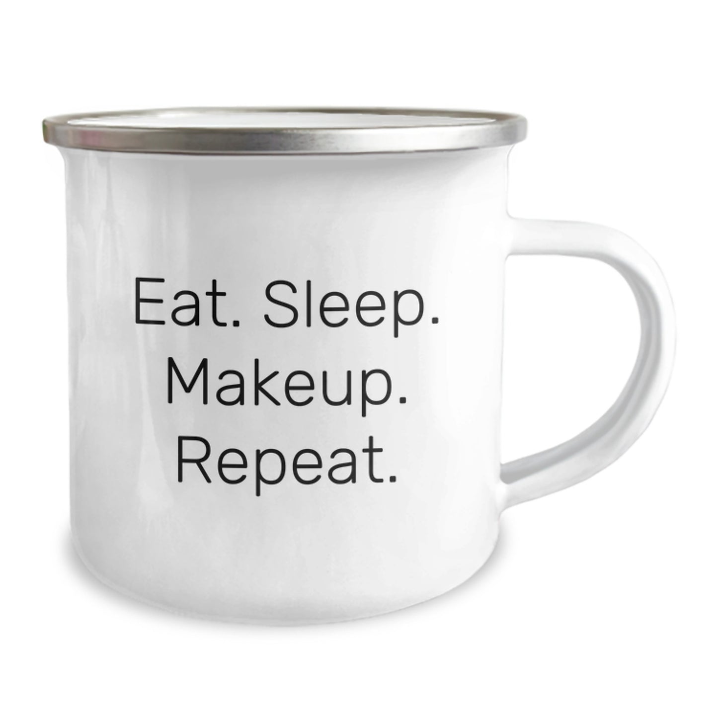 Funny Makeup Camping Mug Gifts from Friends or Family for Makeup Lover Birthday Unique Mugs - Image 2
