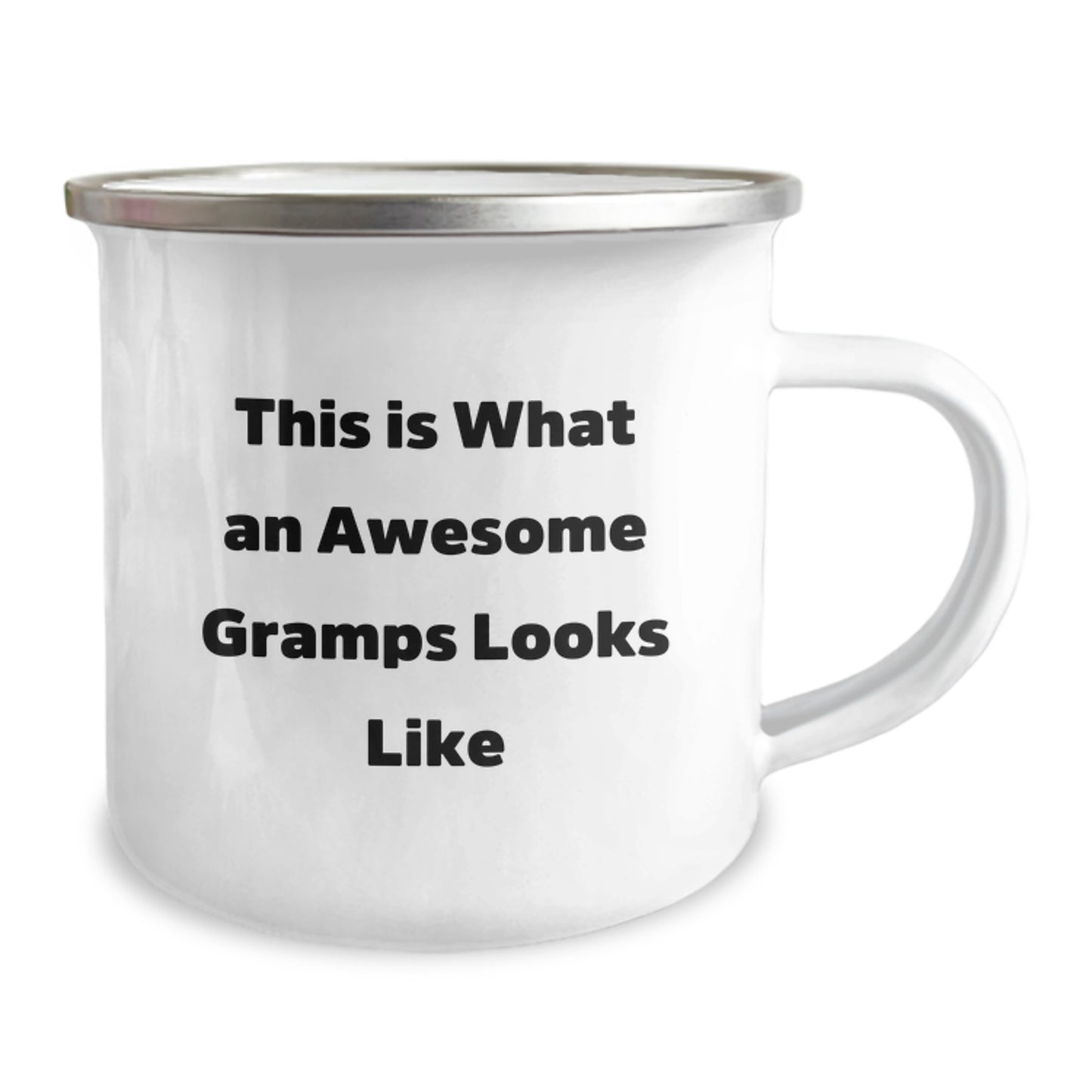 Funny Gifts for Gramps, Awesome Camping Mug for Dad, This Is What An Awesome Gramps Looks Like Valentine's Unique Gifts from Family - Image 2