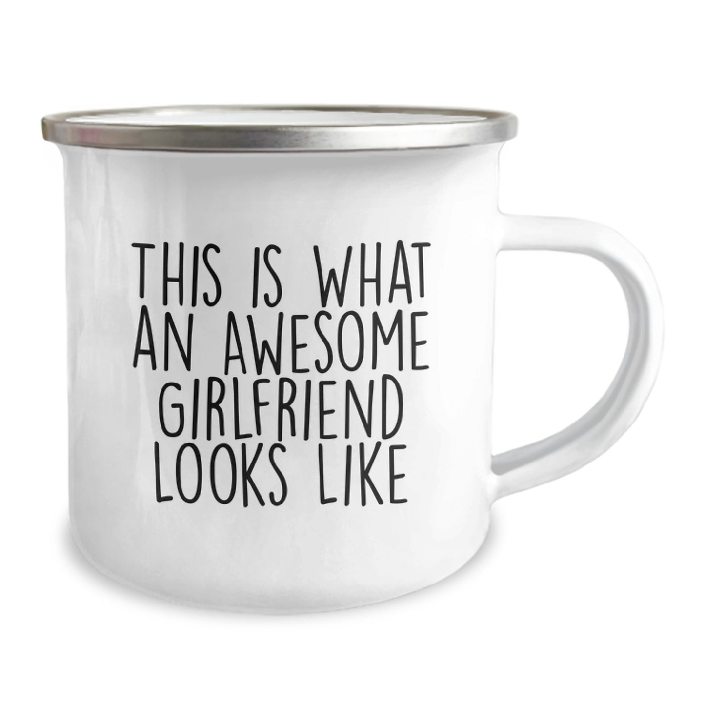 Gifts from Men for Sweetheart - This Is What An Awesome Sweetheart Looks Like, 12 oz Stainless Steel Camping Mug - Graduation Unique Gifts - Image 2