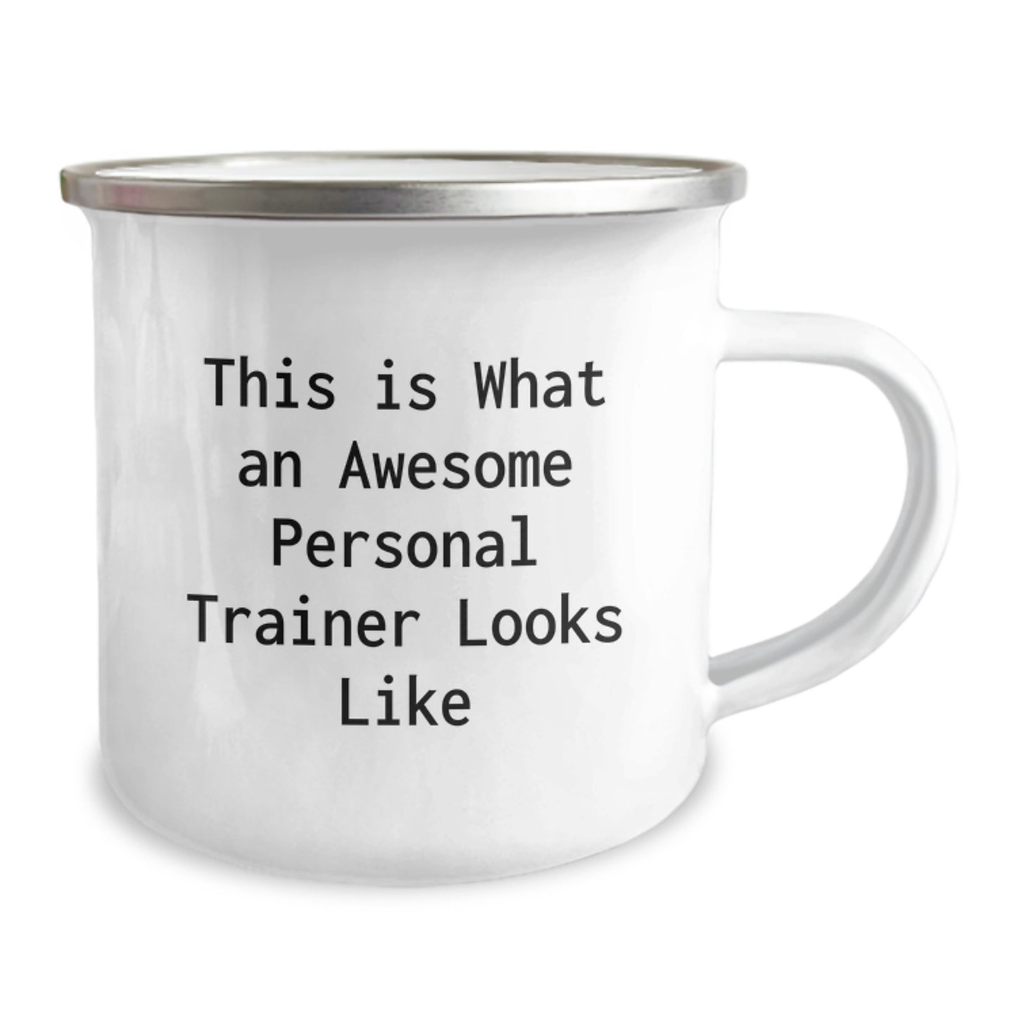 Funny Personal Trainer Gifts from Friends - Personal Trainer Camping Mug This Is What An Awesome Personal Trainer Looks Like Valentine's Unique - Image 2