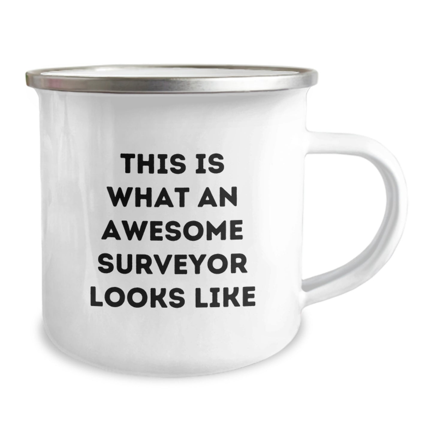Funny Surveyor Gifts from Friends for Men - 'This Is What An Awesome Surveyor Looks Like' Camping Mug, Birthday Unique Presents - Image 2