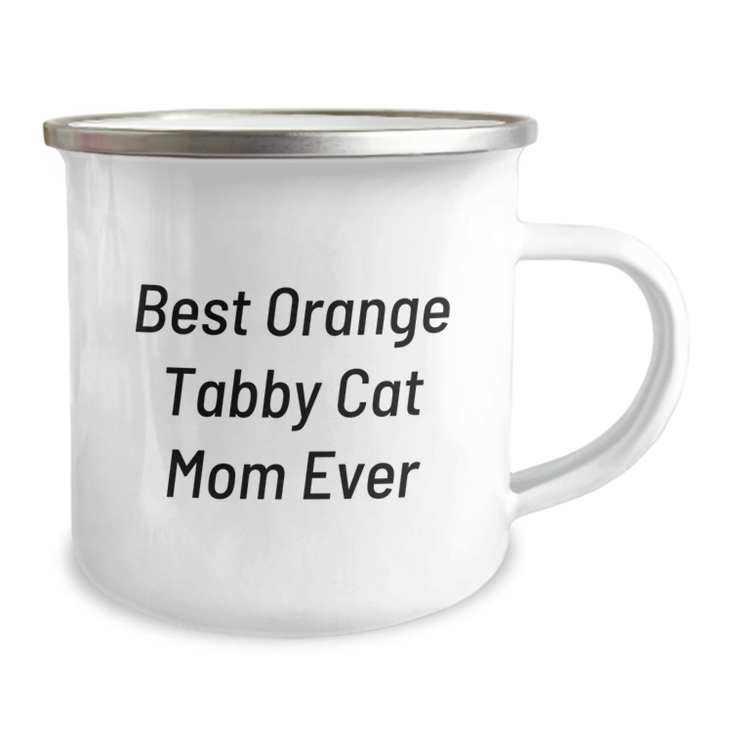Funny Orange Tabby Cat Mom Ever Birthday Unique Gifts from Friends, Camping Mug for Best Orange Tabby Cat Mom Ever, Orange Tabby Cat Lover Gifts - Image 2