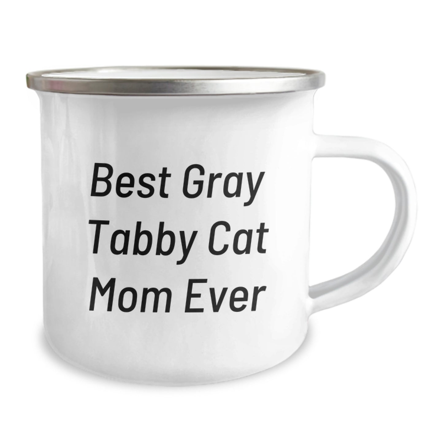Funny Gray Tabby Cat Gifts for Mom from Family - Birthday Unique Coffee Mug for Women - Image 2