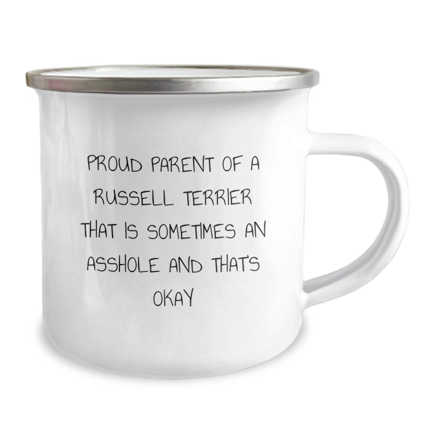 Funny Russell Terrier Dog Camping Mug Gifts from Mom to Proud Russell Terrier Dog Owners Russell Terrier Dog Lovers Happy Mother's Day - Image 2