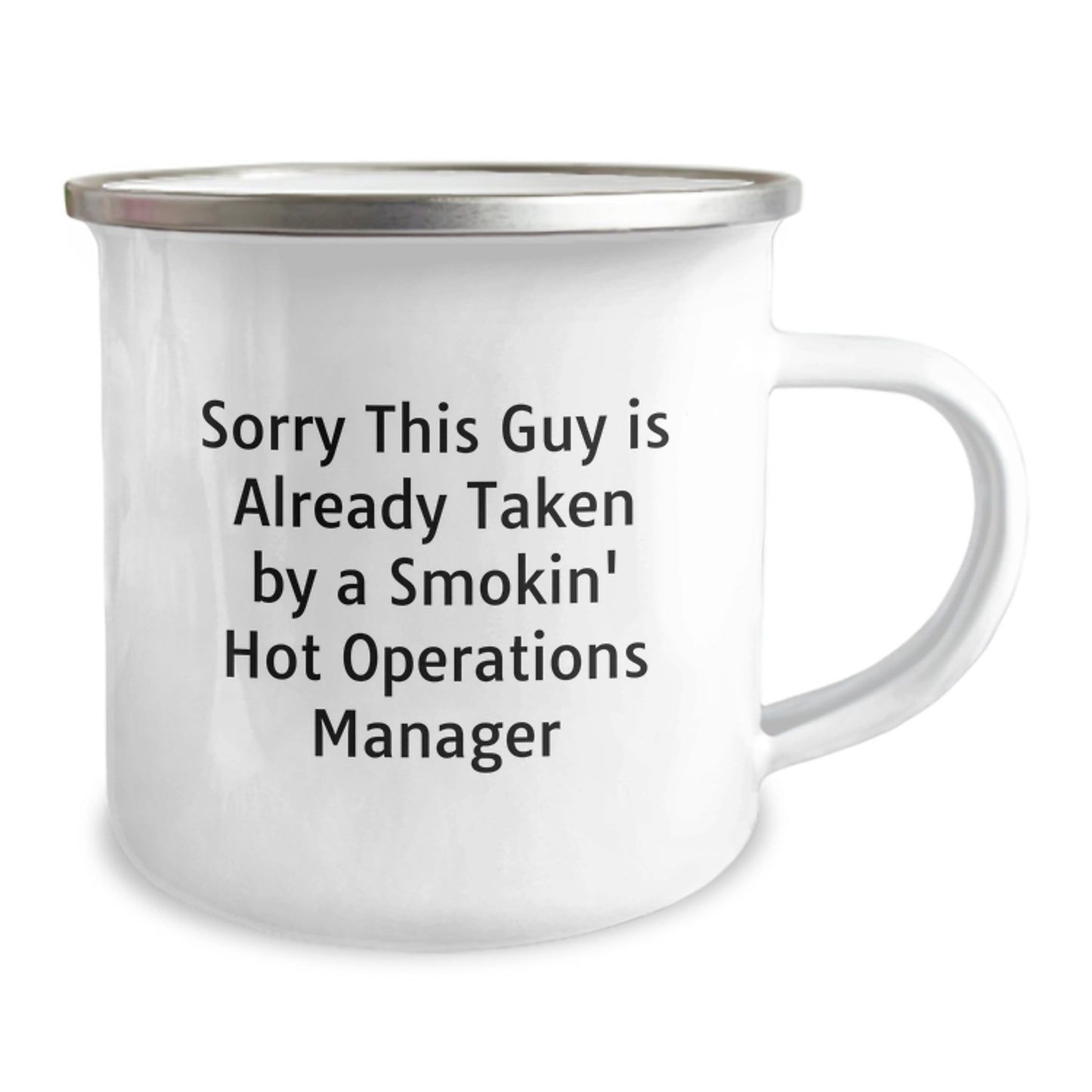 Funny Operations Manager Gifts for Men - Sorry This Guy Is Taken Mug, Christmas Unique Gifts, Camping Mug for Operations Manager - Image 2