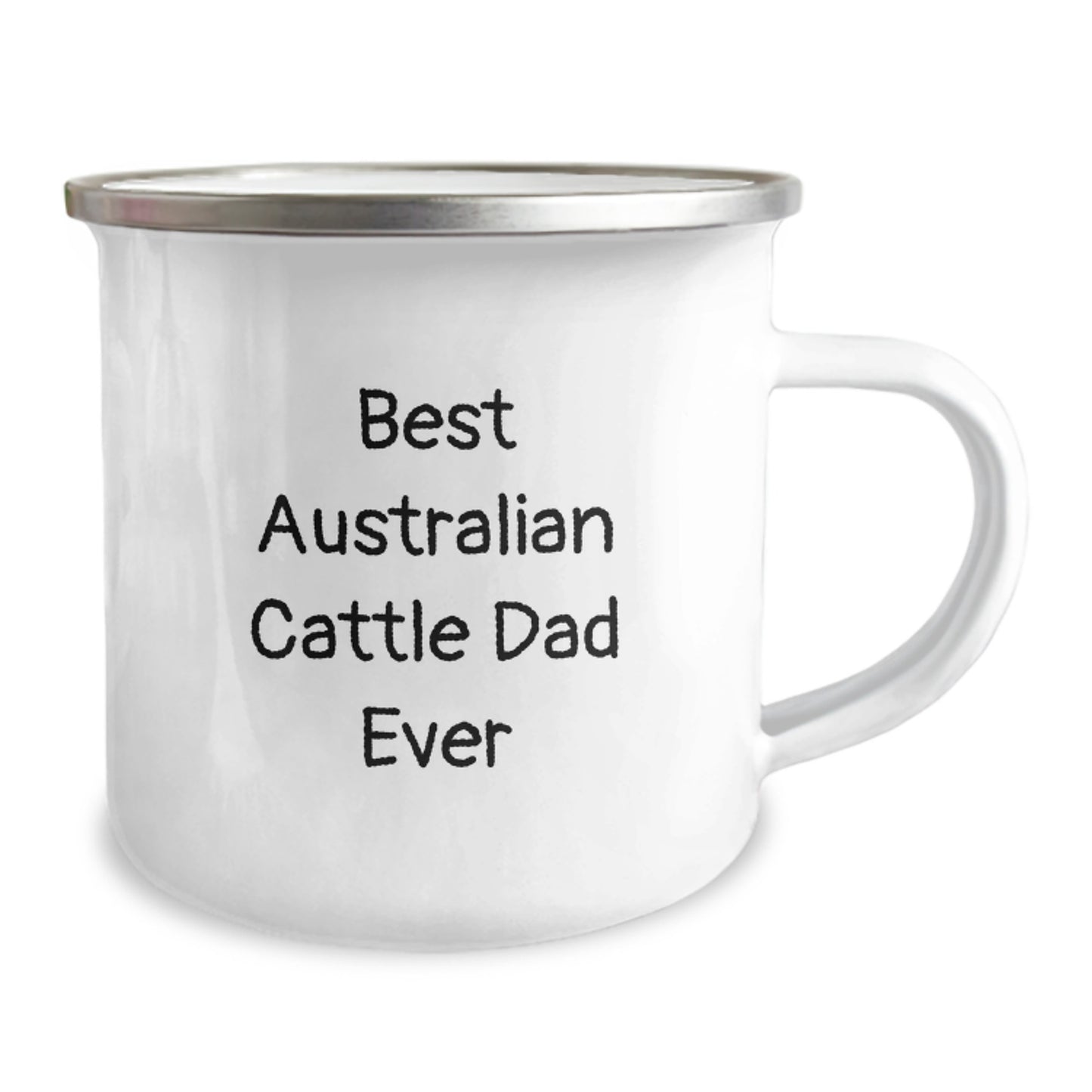Funny Australian Cattle Dog Gifts for Men, Women, or Friends - Best Dad Ever Camping Mug, Birthday Unique Gifts from Family, Coworkers, or Friends - Image 2