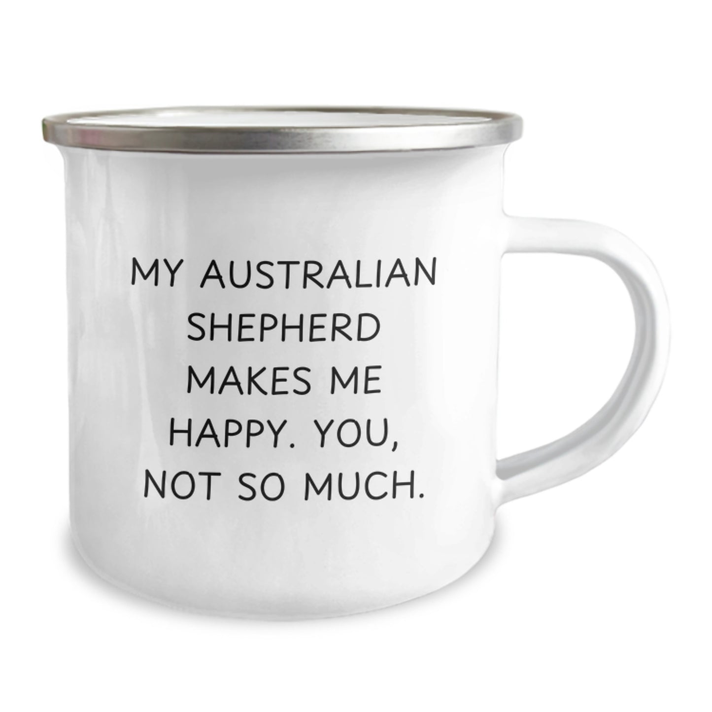 Funny Australian Shepherd Dog Gifts for Men from Women, Australian Shepherd Dog Lover Camping Mug Valentine's Unique - Image 2