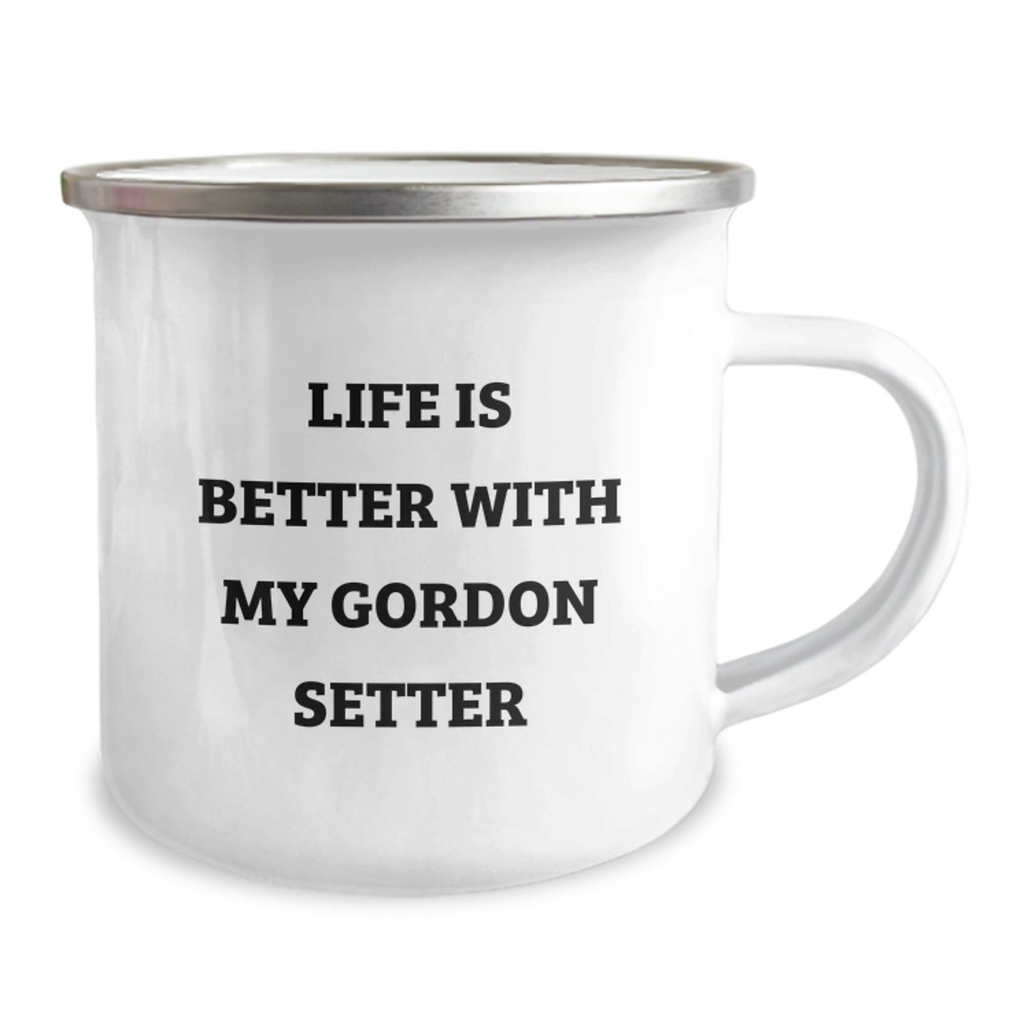 Gordon Setter Dog Lovers Funny Gifts from Family, Unique Camping Mug for Birthday, Life Is Better With My Gordon Setter - Image 2