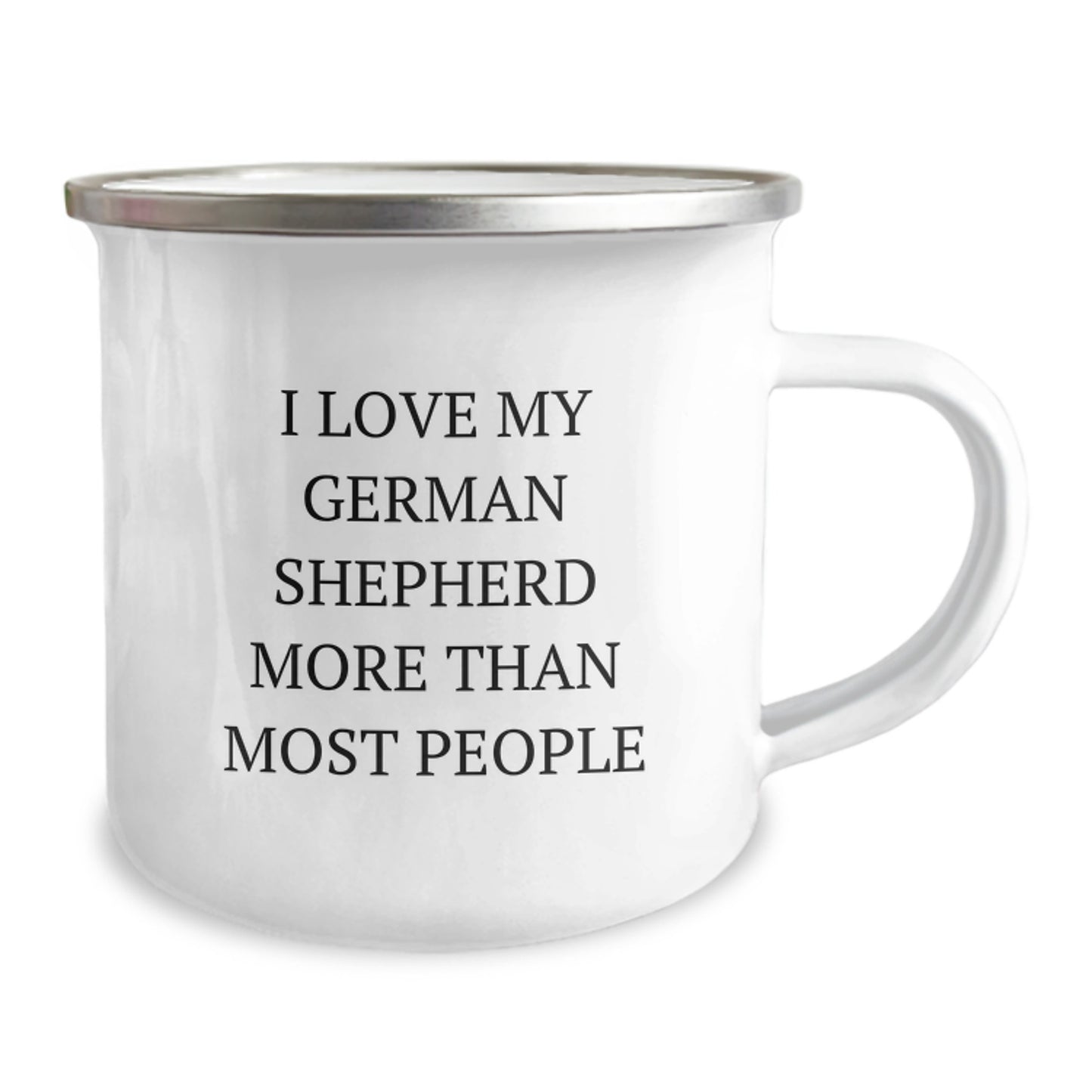 German Shepherd Dog Camping Mugs for Men from Friends - Inspirational Funny Quote for Dog Lovers, Birthday Unique Gifts - Image 2