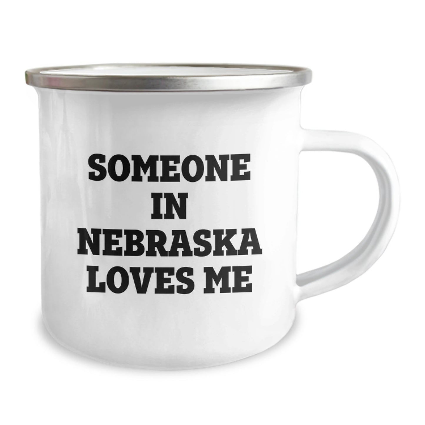 Someone in Nebraska Loves Me Funny Camping Mug for Birthday Unique Gifts from Friends, Coworkers, Family - Image 2