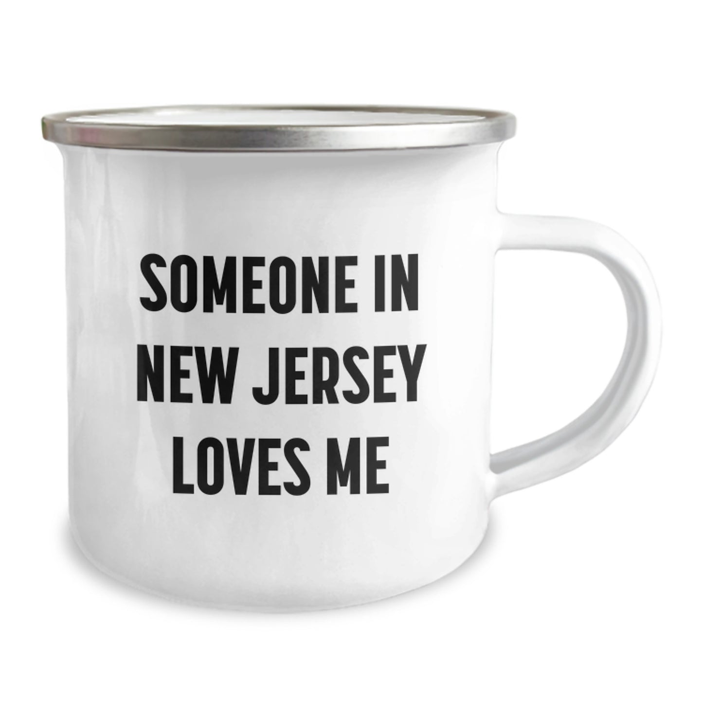 Someone in New Jersey Loves Me Funny New Jersey Camping Mug Gifts from Friends Birthday Unique - Image 2