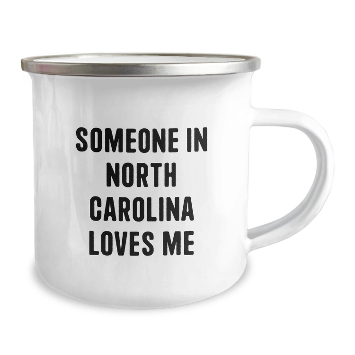 Someone in North Carolina Loves Me Funny Camping Mug, Gifts from Friends and Family, Birthday Unique Gifts for North Carolina Enthusiasts - Image 2