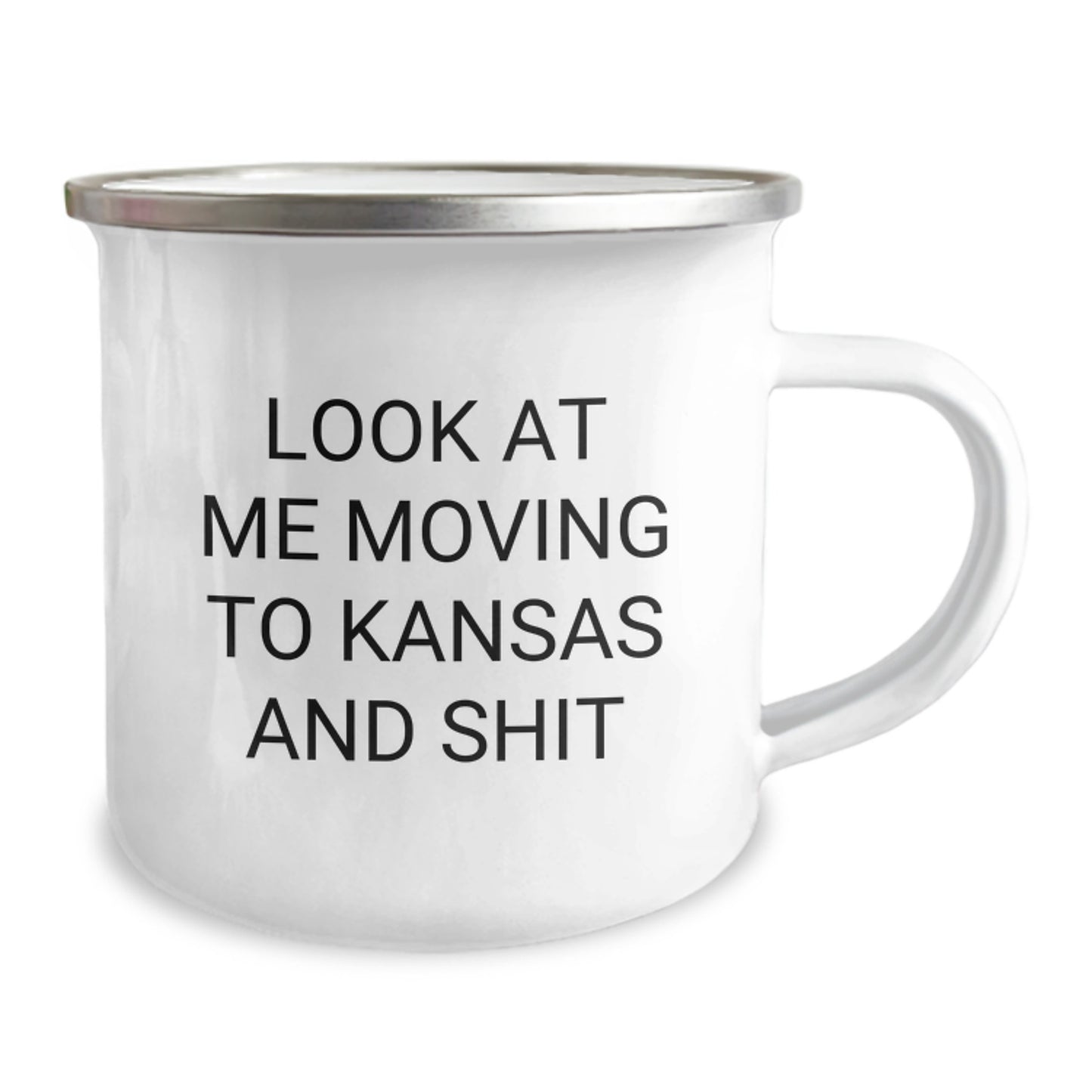 Kansas Camping Mug, Funny Gift for Friend Moving to Kansas, Birthday Unique Presents for Men from Kansas Enthusiast - Image 2