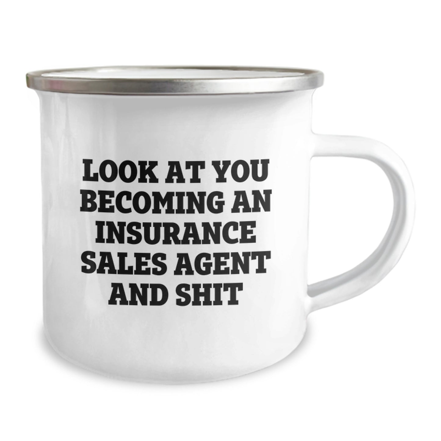 Insurance Sales Agent Graduation Unique Funny Camping Mug Gifts from Friends and Family - Image 2