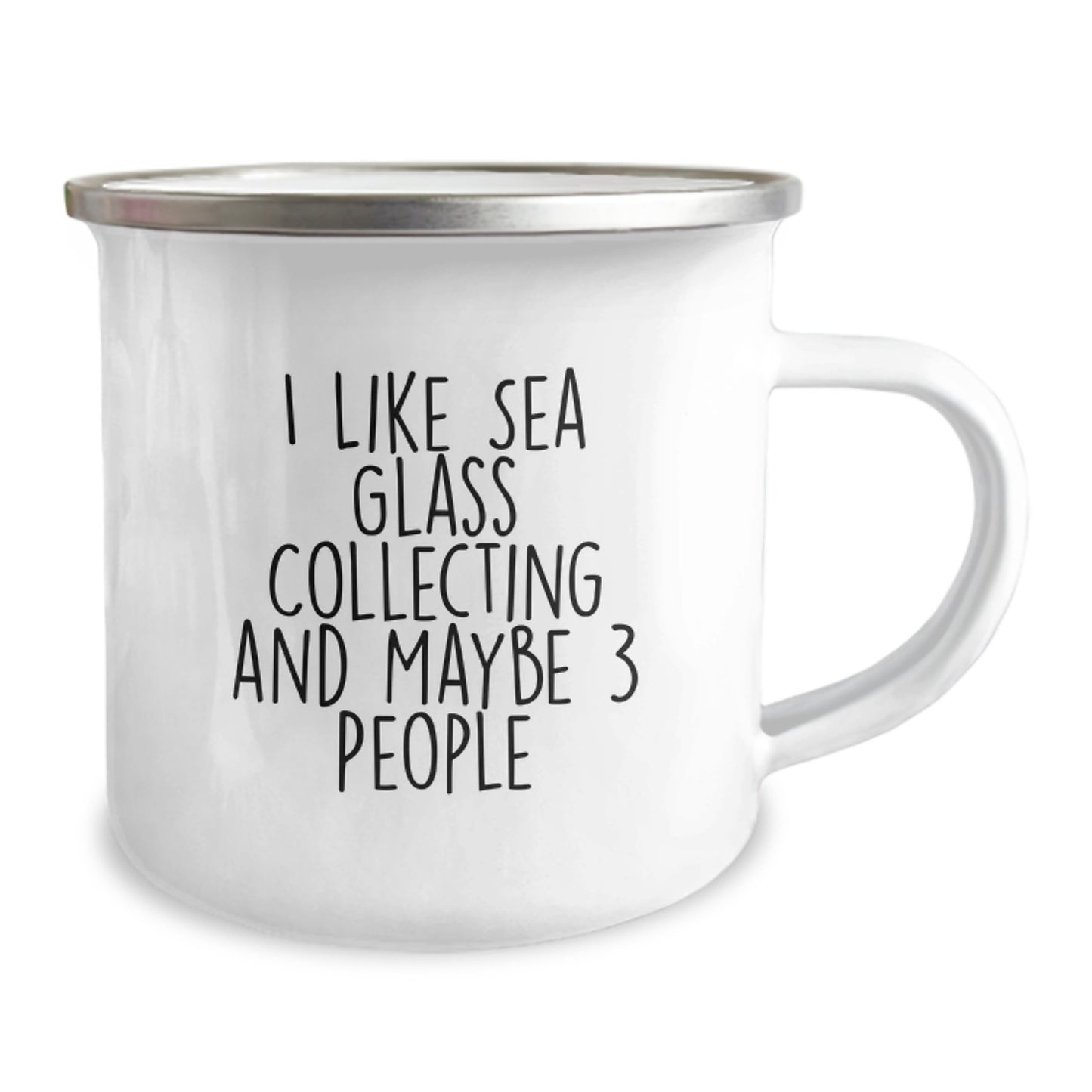 Funny Sea Glass Collecting Gifts for Friends, Unique Birthday Unique Gifts from Men, Funny Camping Mug for Sea Glass Collecting Enthusiasts - Image 2