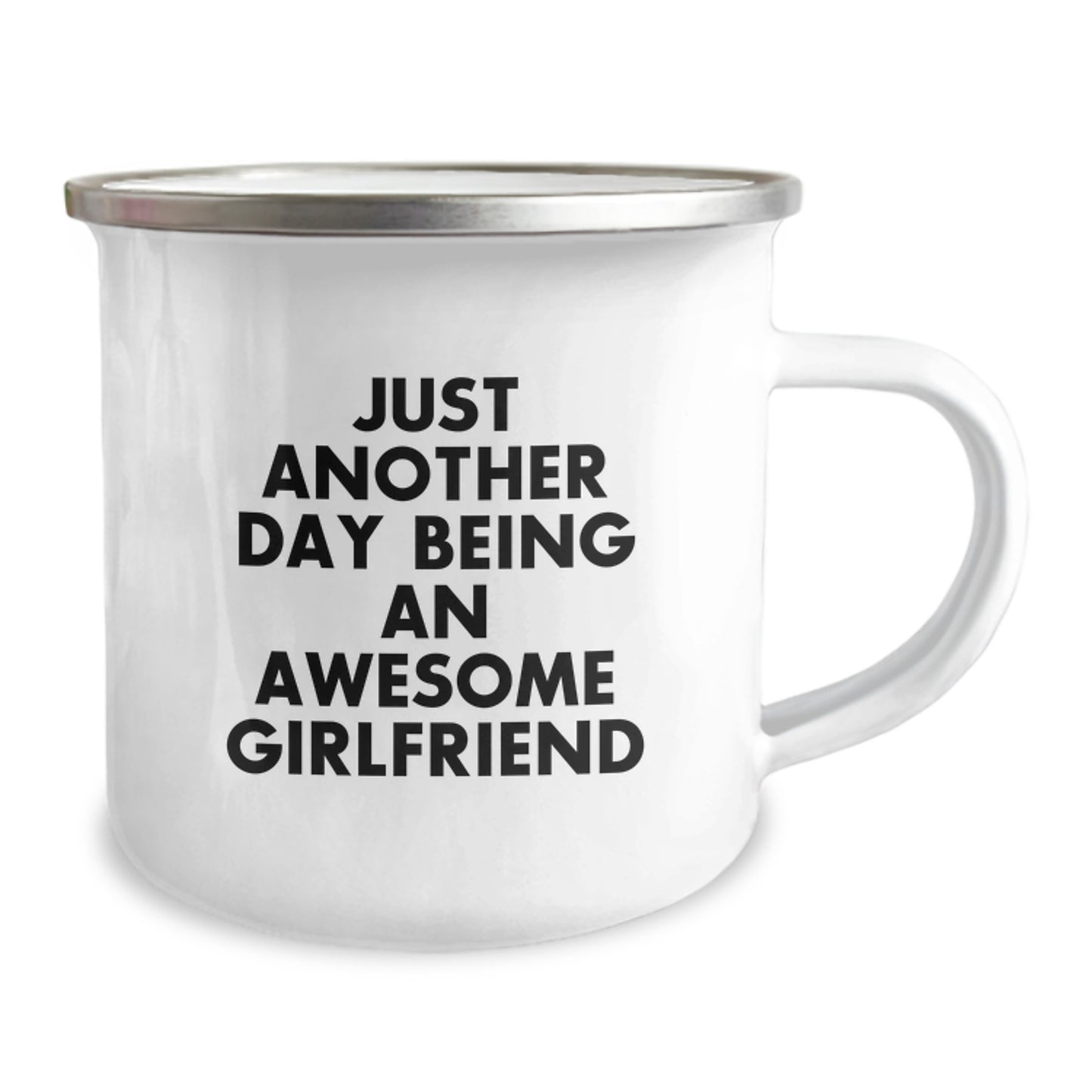 Funny Sweetheart Camping Mug Gifts from Men to Sweetheart - 'Just Another Day Being An Awesome Sweetheart' for Graduation Day - Image 2