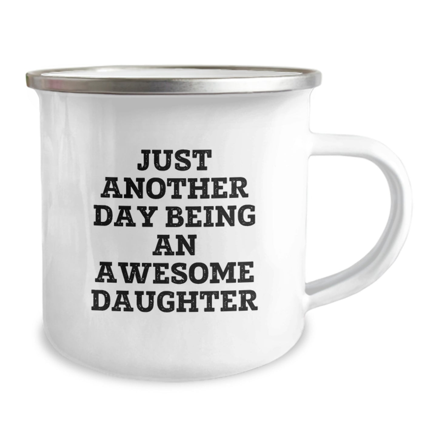 Gifts from Mom, Daughter Gifts, Funny Camping Mugs for Daughter - Just Another Day Being An Awesome Daughter, Unique Valentine's Gifts for Daughter - Image 2