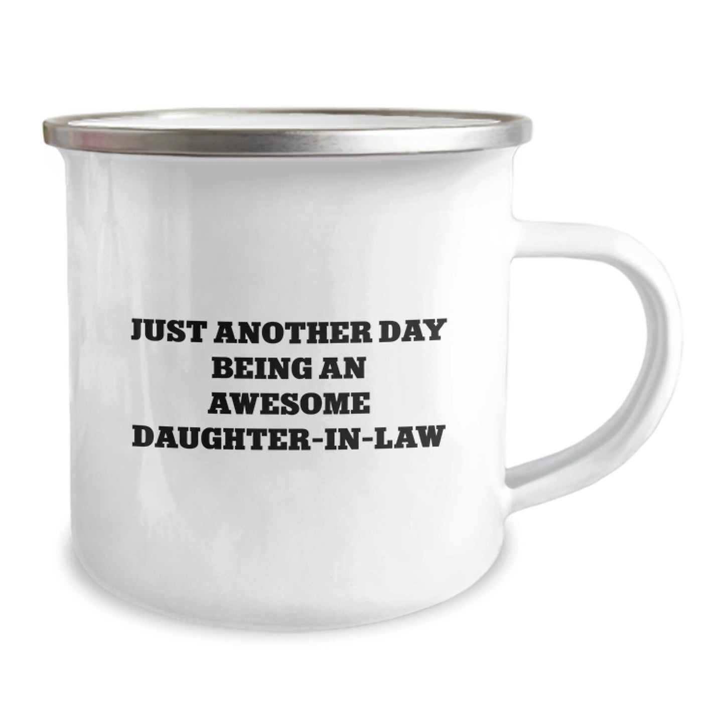 Funny Daughter-in-law Gifts from Men to Daughter-in-law Daughter-in-law Camping Mug Just Another Day Being An Awesome Daughter-in-law for Graduation - Image 2