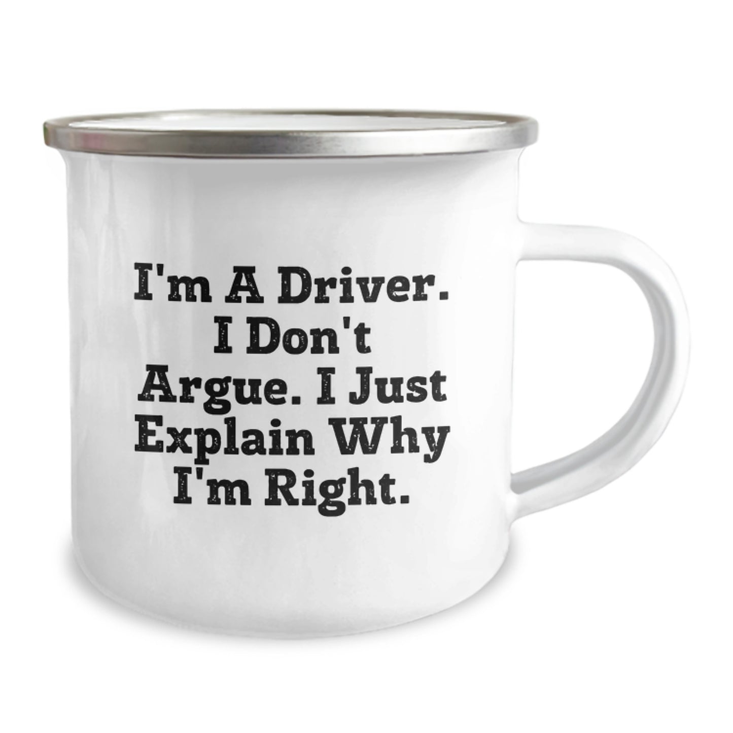 Fun Driver Gifts for Men, Funny Driver Camping Mug with Inspirational Quote for Mother's Day, Gift from Friends to Family - Image 2