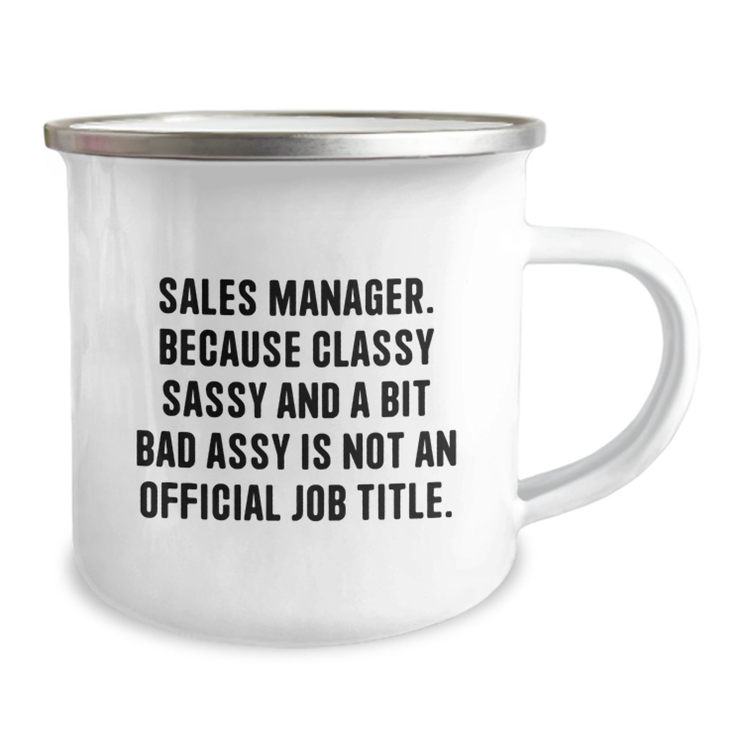 Funny Quote Sales Manager Gifts from Men for Women on Valentine's Unique Camping Mug - Image 2