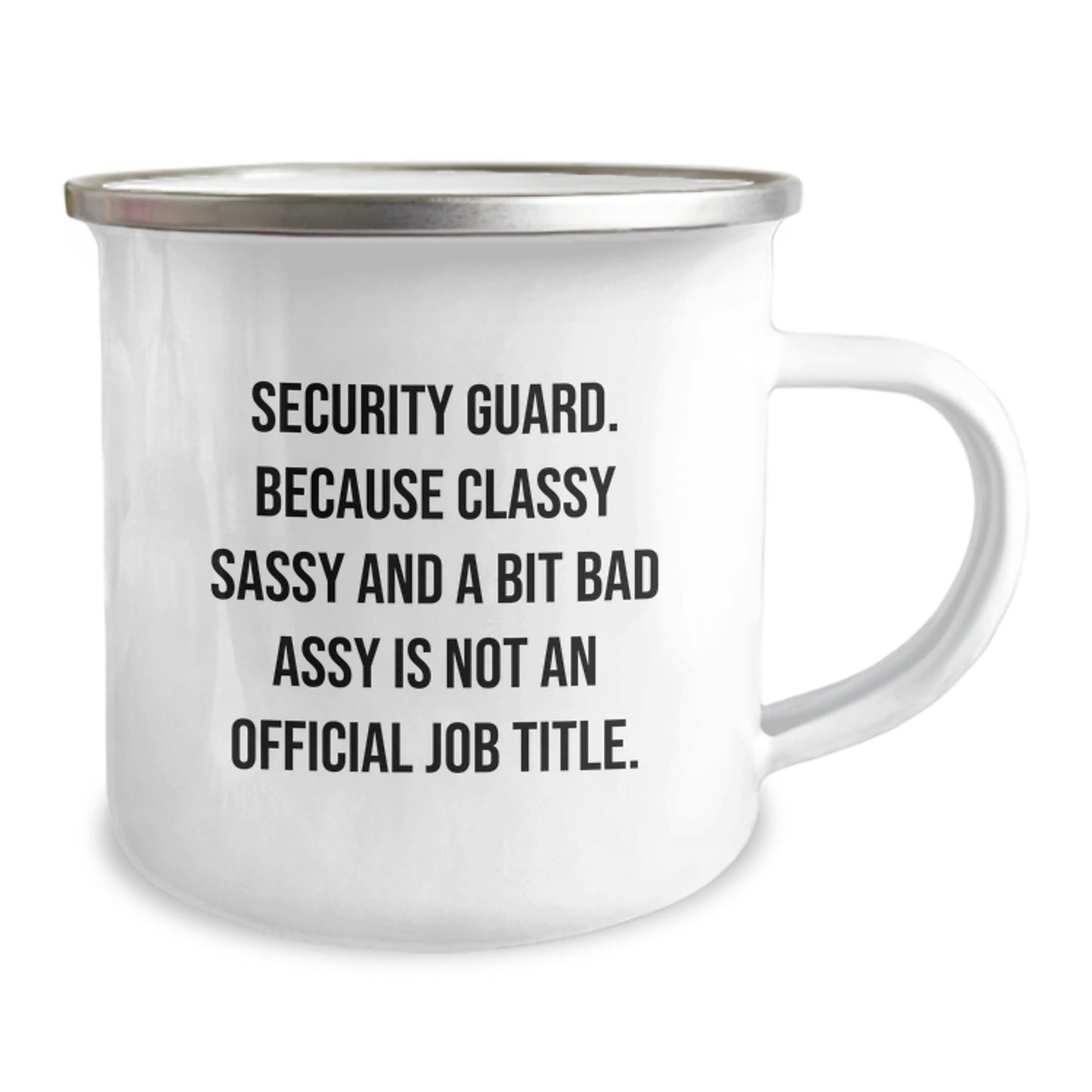Funny Security Guard Gifts, Unique Valentine's Unique Gifts for Security Guard, Funny Camping Mug with Security Guard Quote - Gifts from Men to Security Guard Friends - Image 2