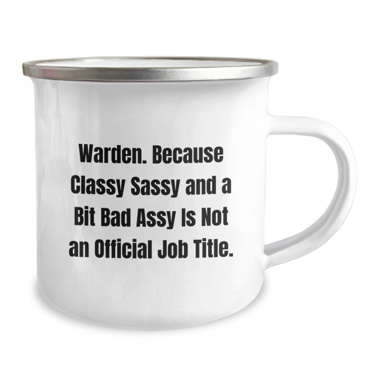 Warden Camping Mug, Funny Valentine's Gifts from Friends to Women, Unique Classy Sassy Warden Mug for Warden, Warden Lover Gifts - Image 2