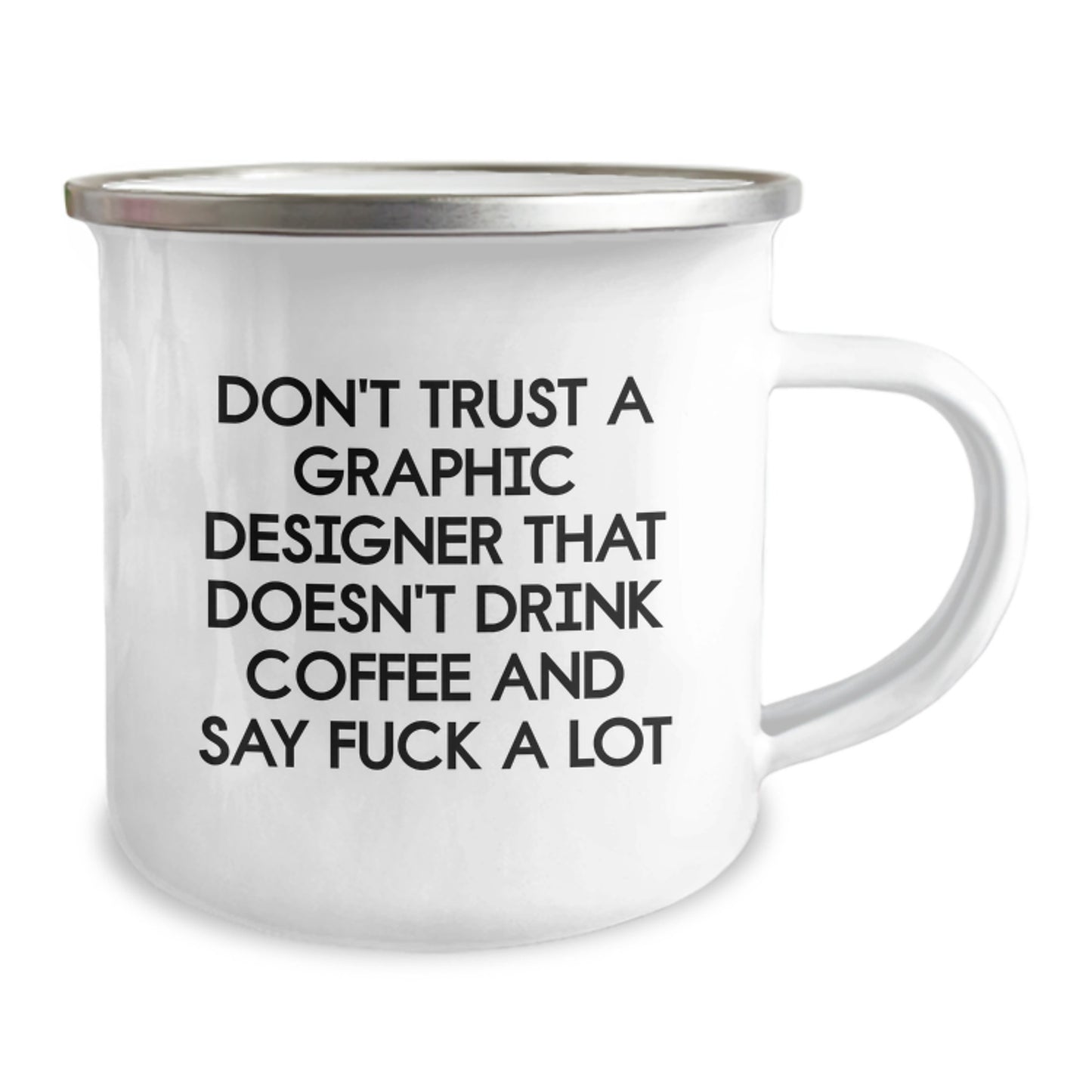 Unique Gifts for Graphic Designers - Funny Coffee Lovers Mug - Birthday Unique Gift for Him or Her, Graphic Designer Friends or Coworkers - Camping Mug with Inspirational Quote - Image 2
