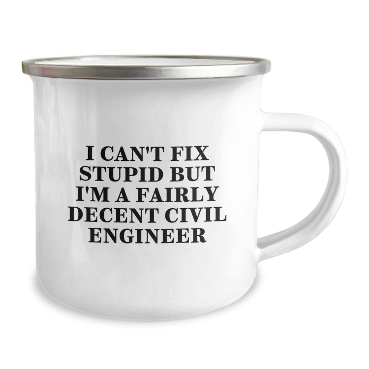 Civil Engineer Valentine's Unique Gifts from Men Friends for Civil Engineer Camping Mug Funny Quote - Image 2
