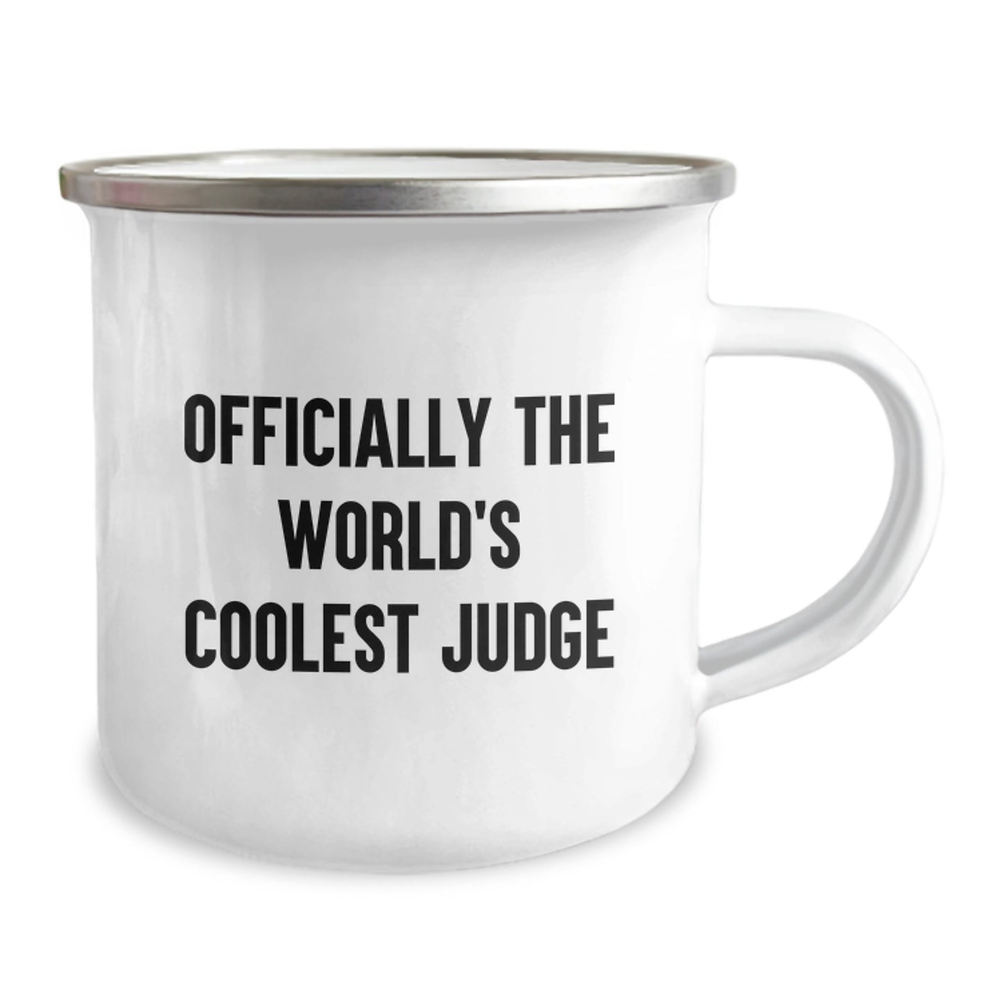 Funny Judge Gifts for Men, Camping Mug, 'Officially The World's Coolest Judge' Quote, Unique Christmas Unique Gifts from Friends - Image 2
