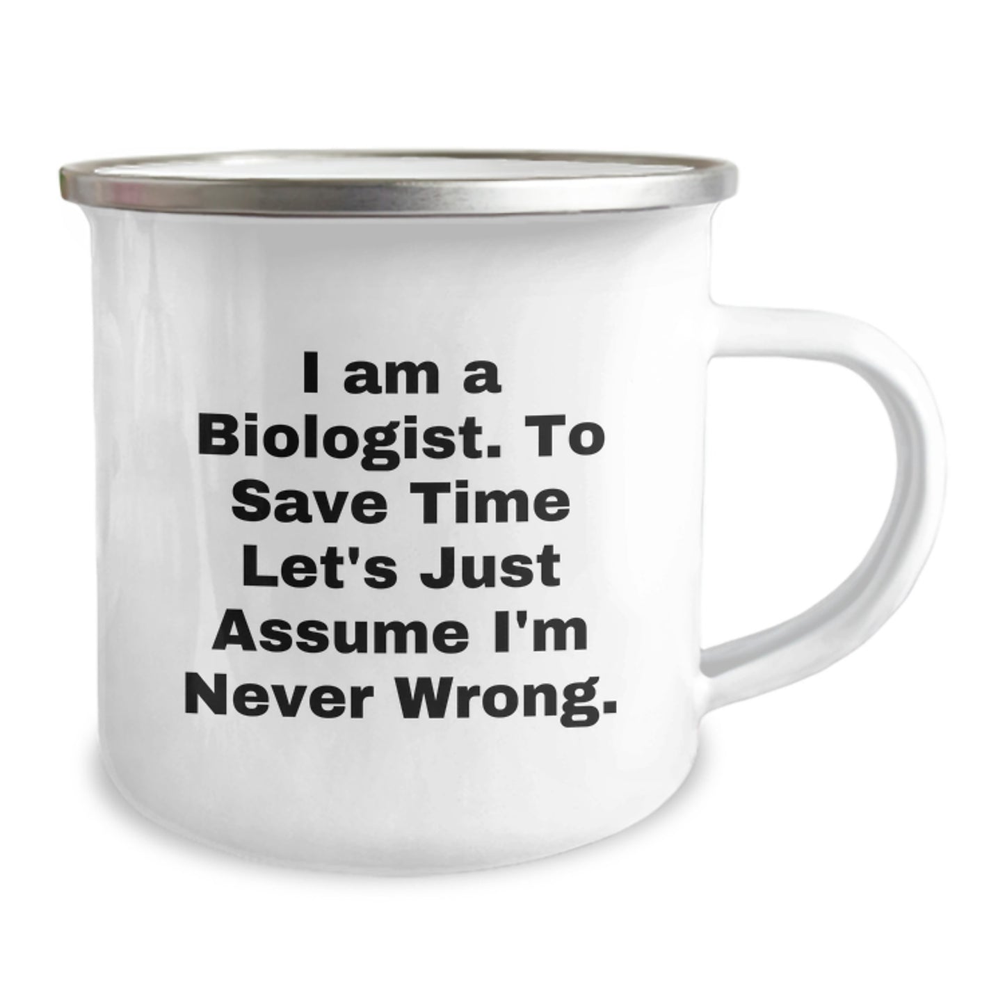 Funny Biologist Gifts for Men - I Am A Biologist Camping Mug - Christmas Unique Presents from Friends - Image 2