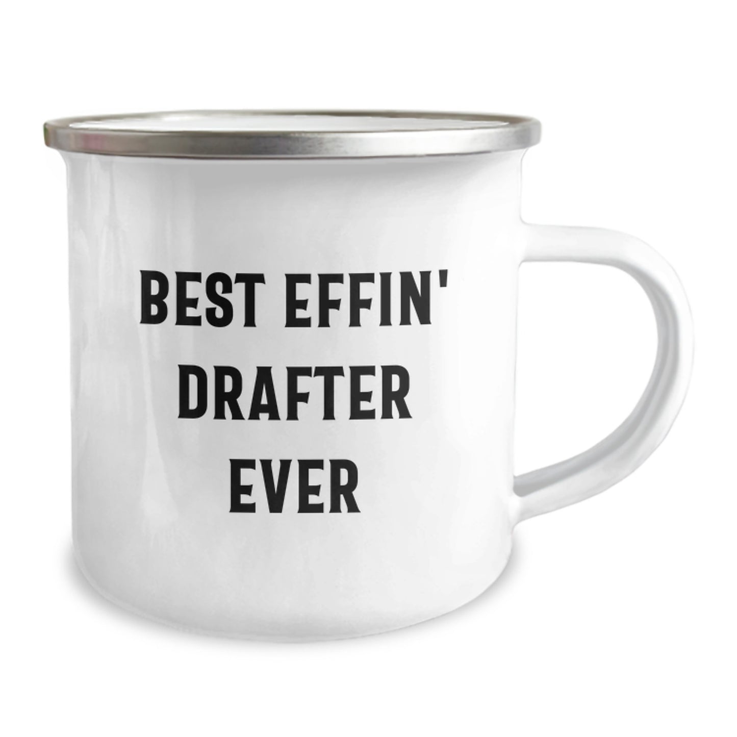 Funny Drafter Gifts for Men - Best Effin' Drafter Ever Camping Mug - Unique Graduation Gifts from Friends - Image 2