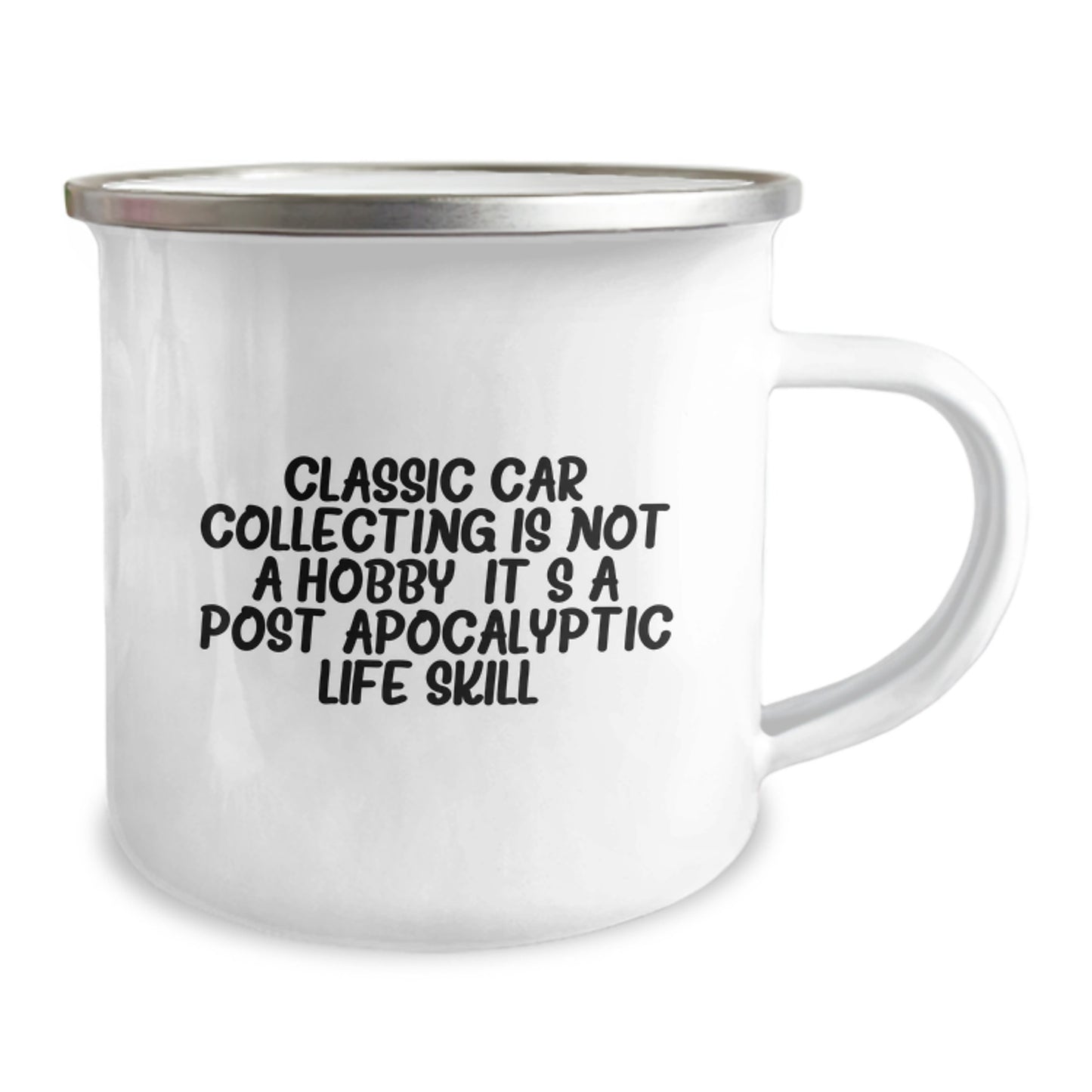 Classic Car Collecting Gifts for Men, Funny Classic Car Camping Mug, 'Classic Car Collecting Is Not A Hobby. It's A Post-apocalyptic Life Skill.' Christmas Unique Gifts from Friends - Image 2