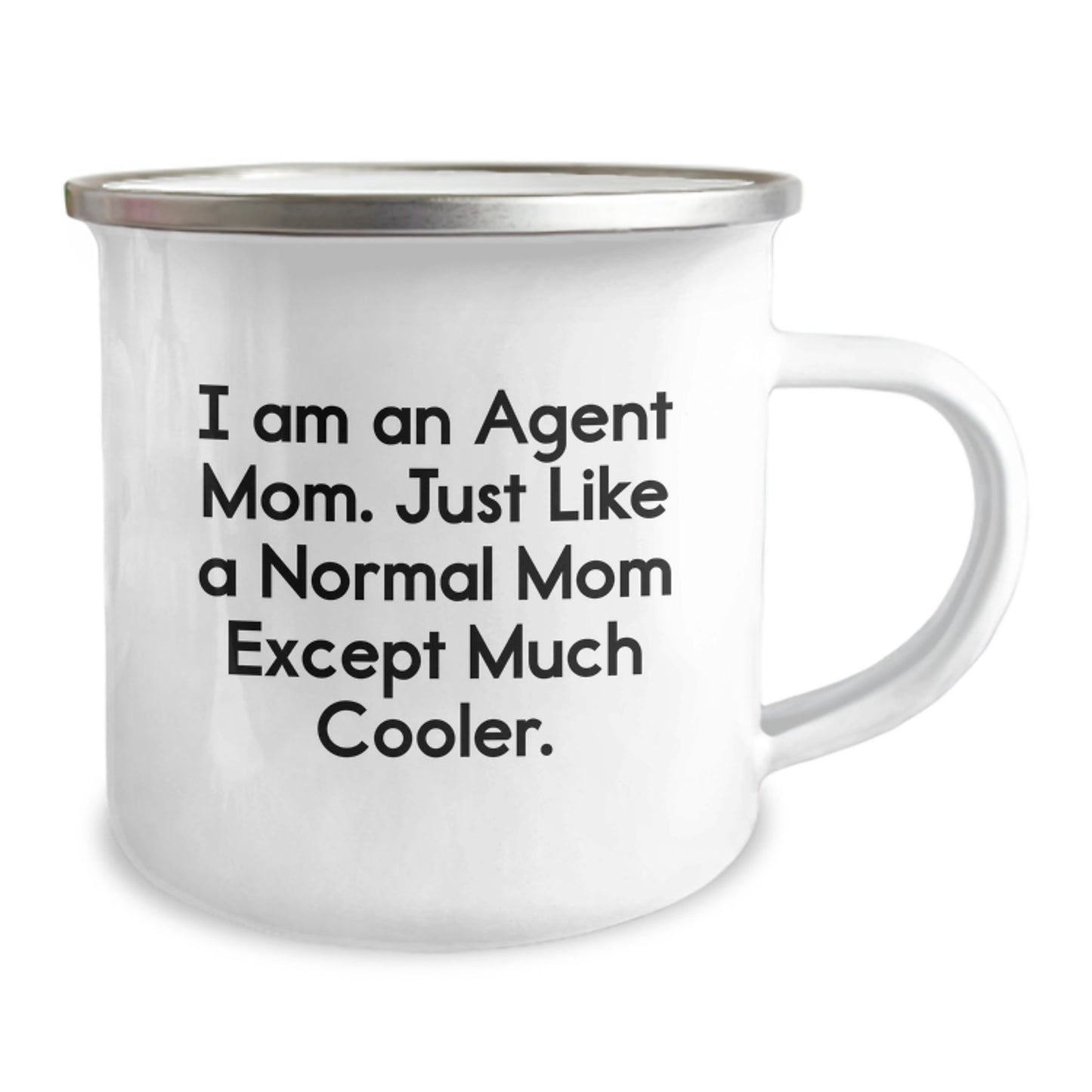 Funny Agent Mom Camping Mug Gifts for Agent Friends and Family Members Birthday Unique Presents - Image 2