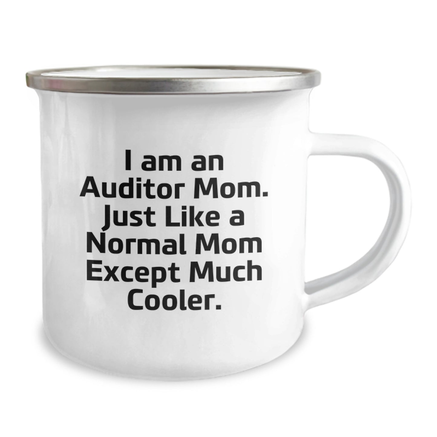 Auditor Mom Camping Mug Gifts from Family, Unique Valentine's Gifts for Auditor, Funny Quote - Image 2