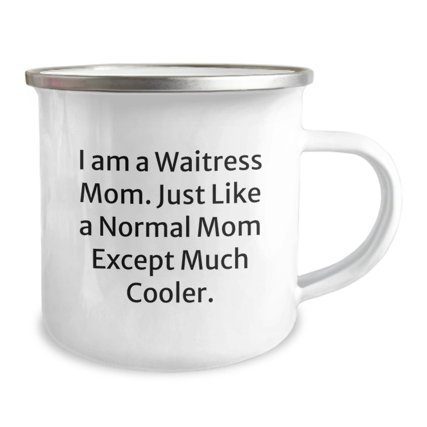 Cute Waitress Mom Gifts from Friends - Funny Camping Mug for Valentine's - Image 2