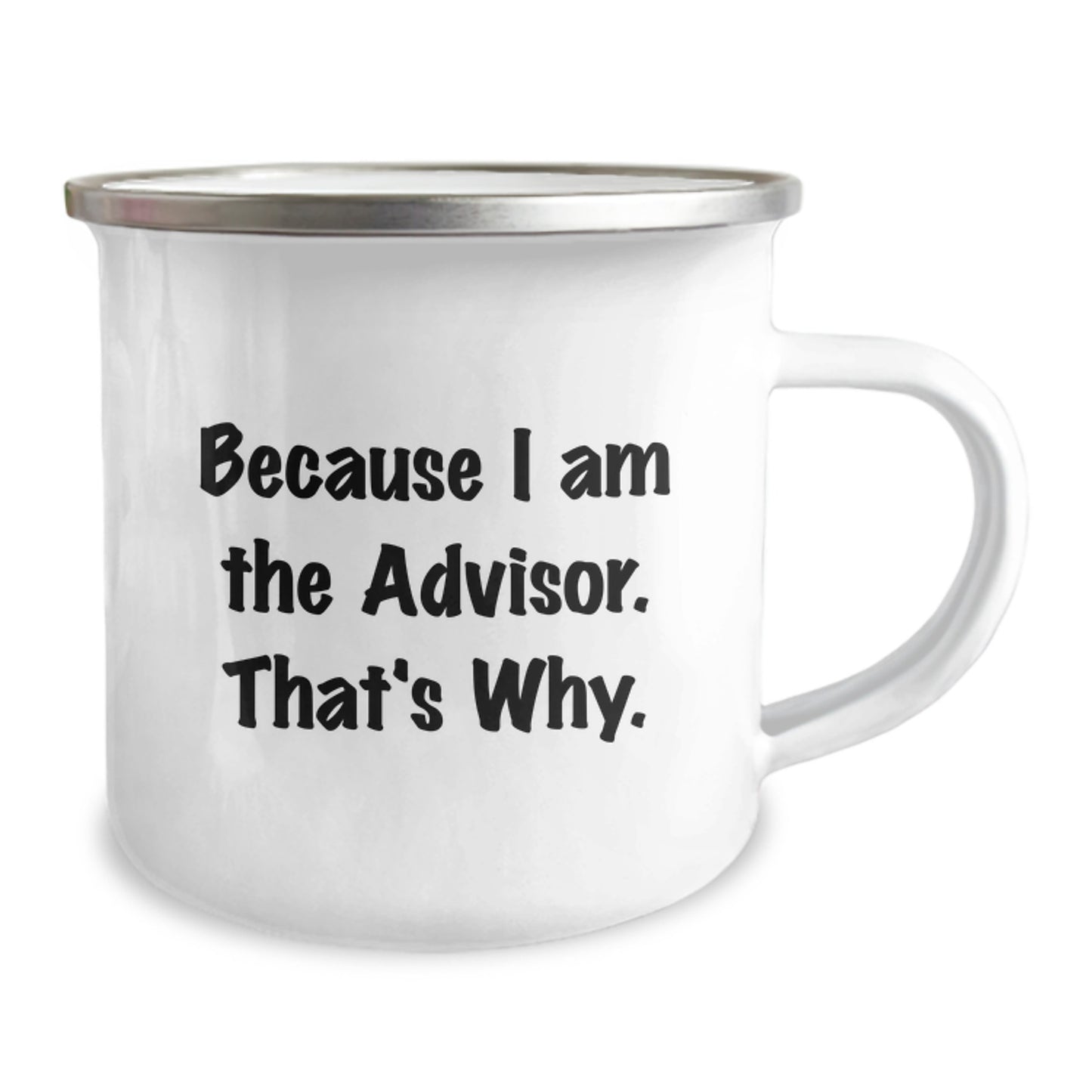 Unique Gifts from Men for Advisor Friends - Funny Advisor Camping Mug - Valentine's Unique Gifts - Image 2