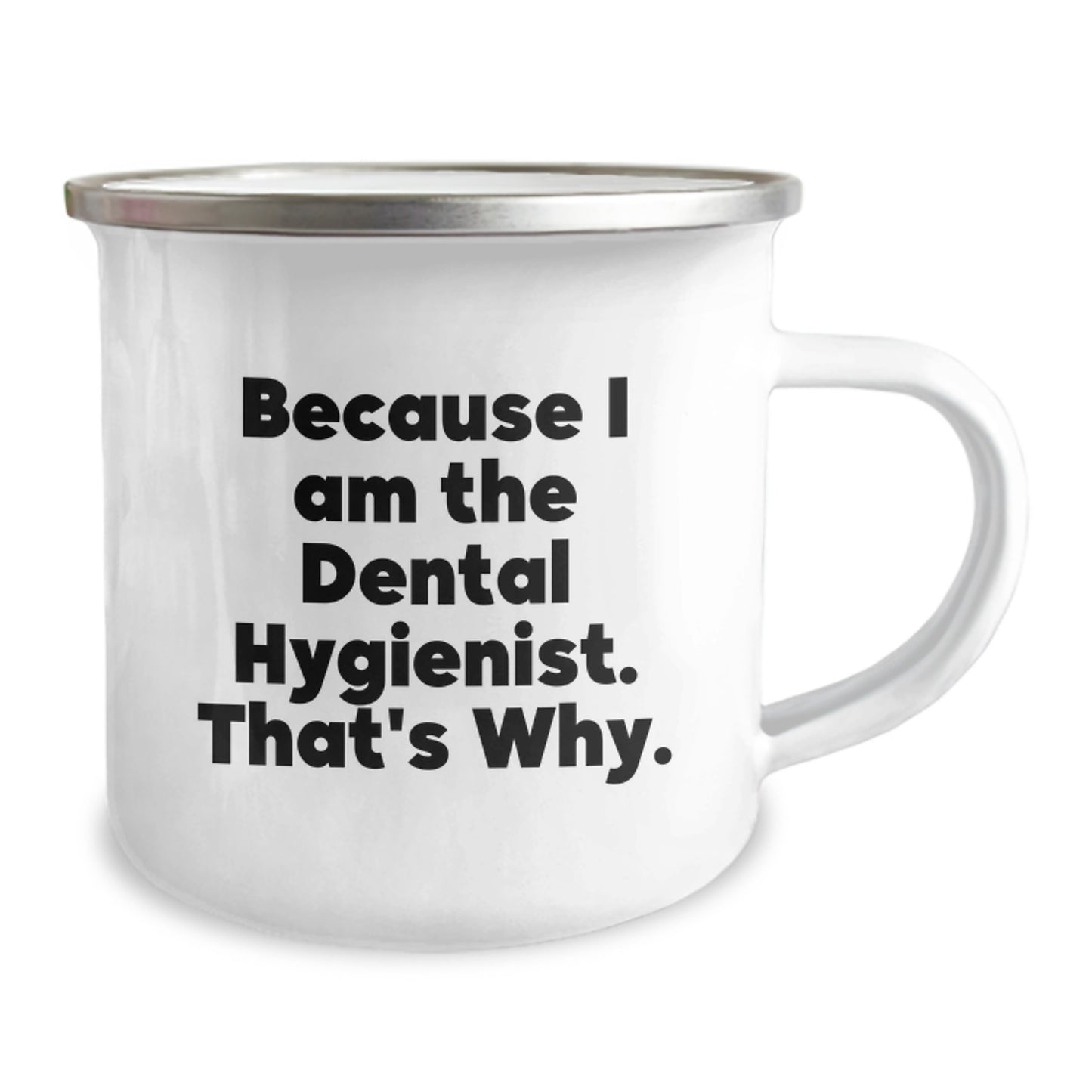 Funny Gifts for Dental Hygienist Friends from Men - Because I Am The Dental Hygienist. That's Why. Christmas Unique Mugs for Women Coworkers - Image 2