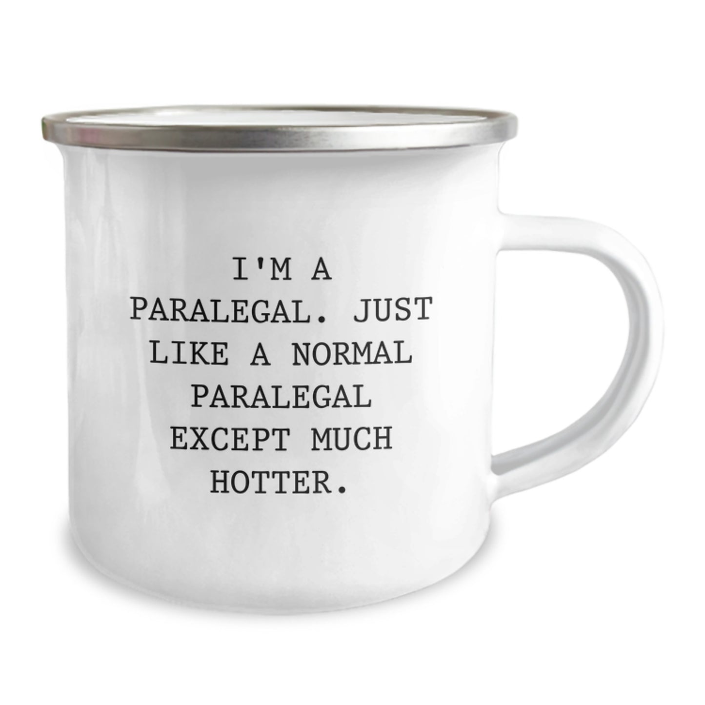Funny Paralegal Gifts for Him, Unique Camping Mug for Dads on Father's Day, I'm A Paralegal Except Much Hotter - Image 2