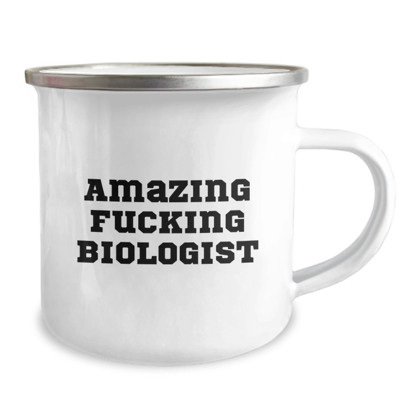 Funny Biologist Gifts for Men from Friends, Biologist Camping Mug Amazing F--king Quote, Christmas Unique - Image 2