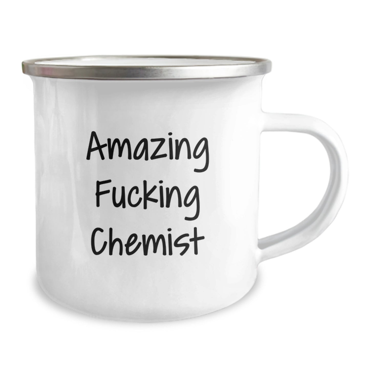 Funny Chemist Gifts - Camping Mug for Chemist Lover - Amazing F--king Chemist Quote Christmas Unique Gifts from Friends - Image 2