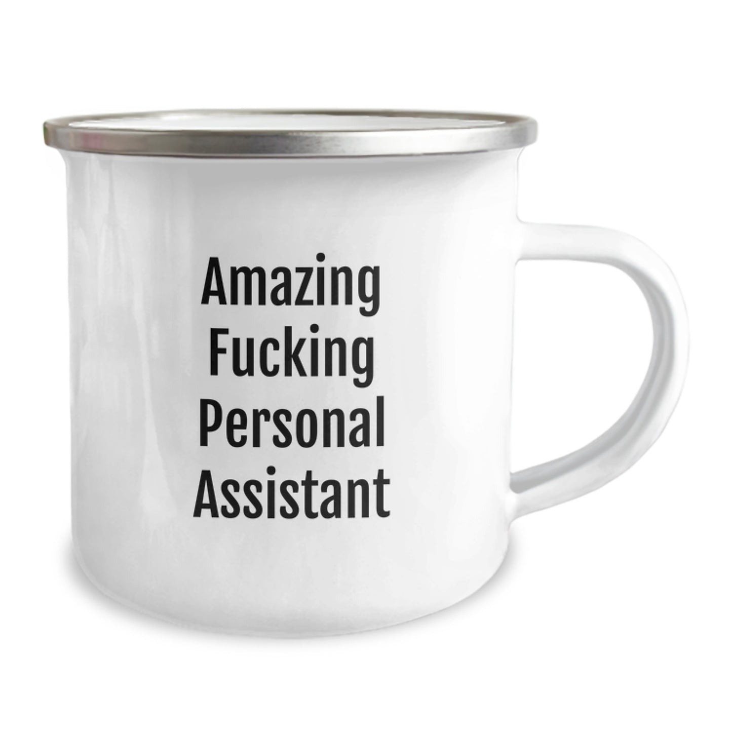 Funny Personal Assistant Gifts from Friends for Camping Mug - Amazing F--king Personal Assistant Mug - Image 2