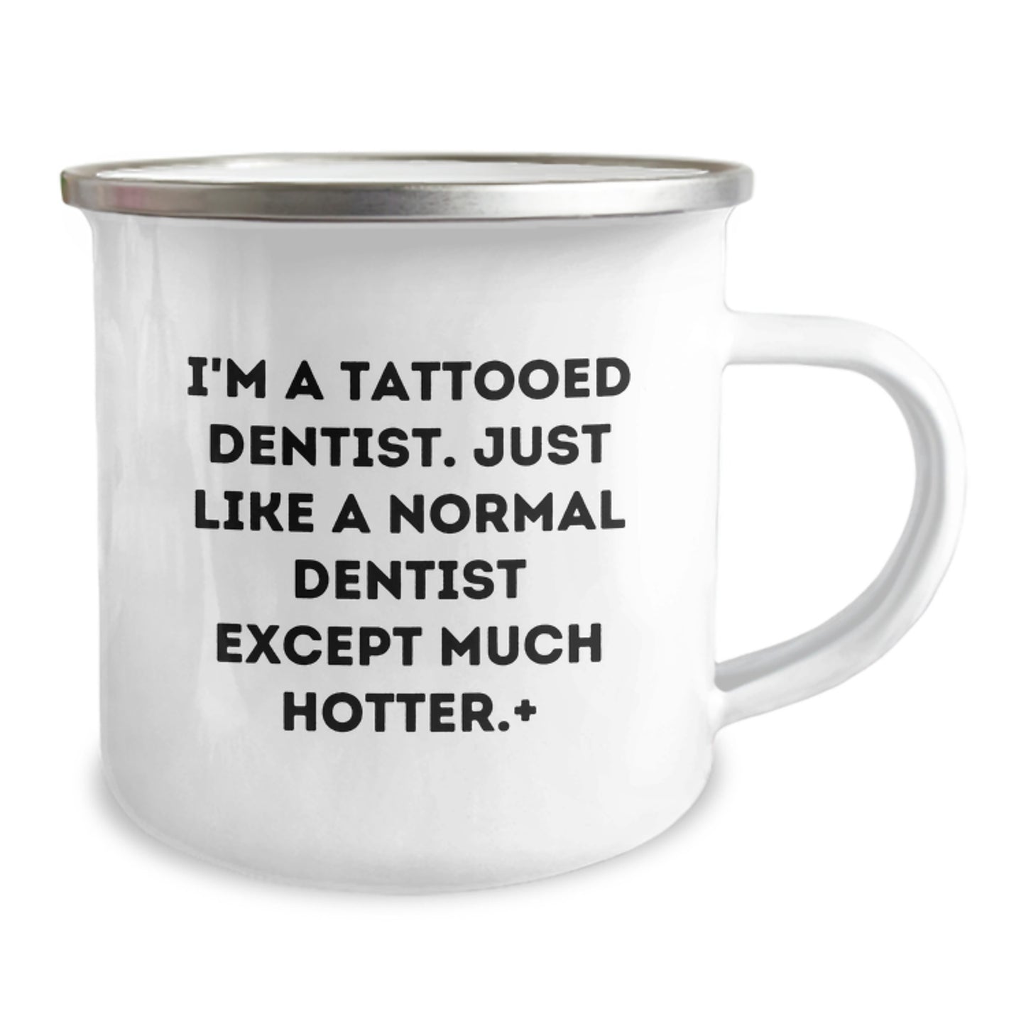 Funny Dentist Gifts for Men, Unique Camping Mug for Dentist Friends, Hotter Than Usual Dentist Mug, Christmas Unique Gifts from Friends to Dentist - Image 2