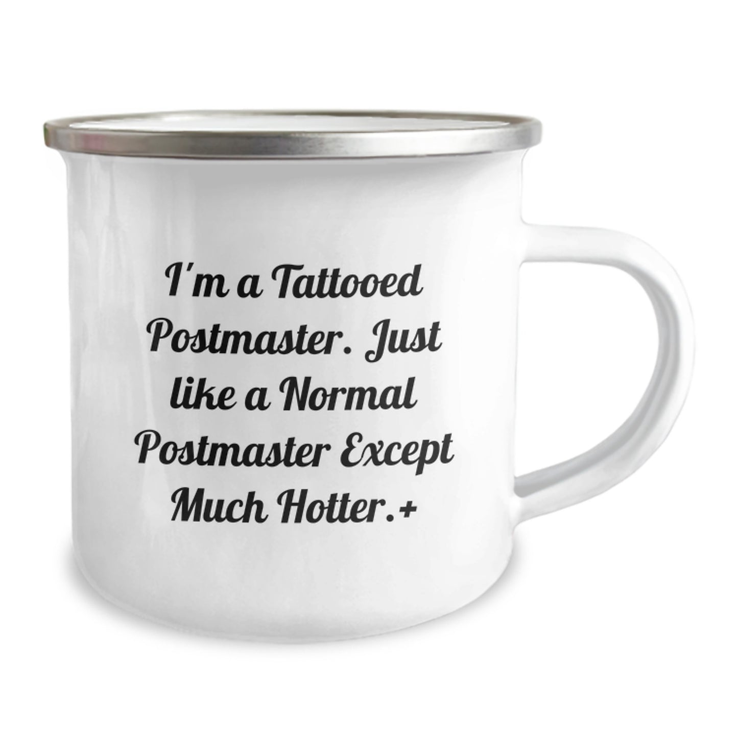 Funny Gift for Postmaster Friends - I'm A Tattooed Postmaster, Christmas Unique Gifts from Men to Coworkers, Camping Mug for Postmaster, Holiday Fun - Image 2
