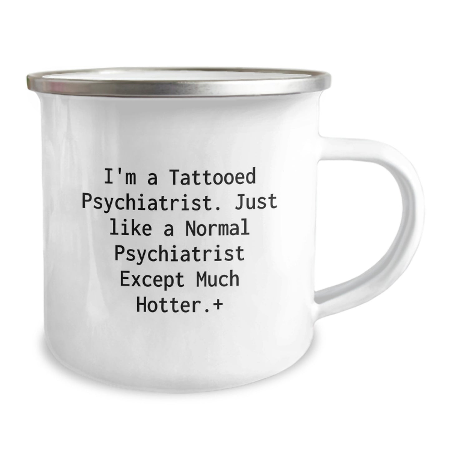 Funny Psychiatric Gifts for Men - 'I'm A Tattooed Psychiatrist...' - Image 2