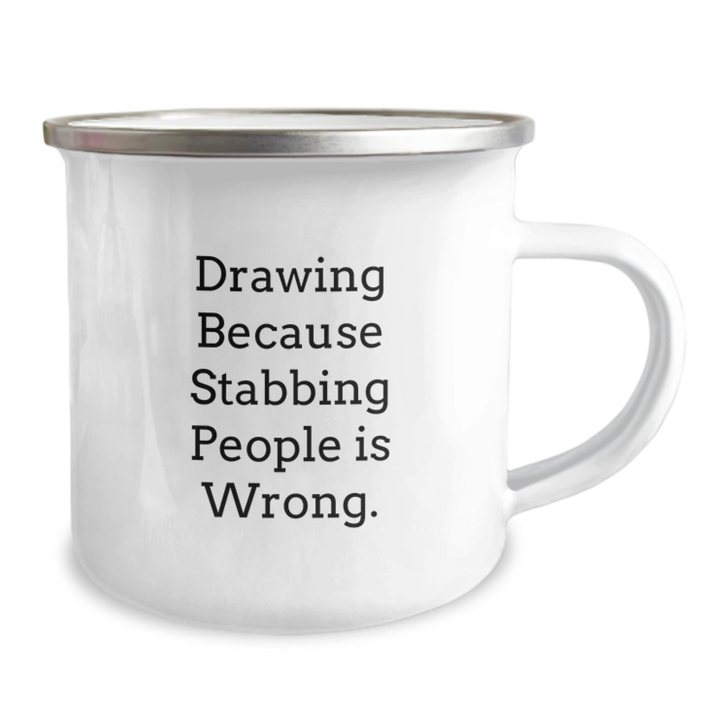 Funny Drawing Gifts for Men - Unique Christmas Unique Gifts from Friends, Colleagues, Family - Inspirational Camping Mug for Drawing Enthusiasts - Image 2