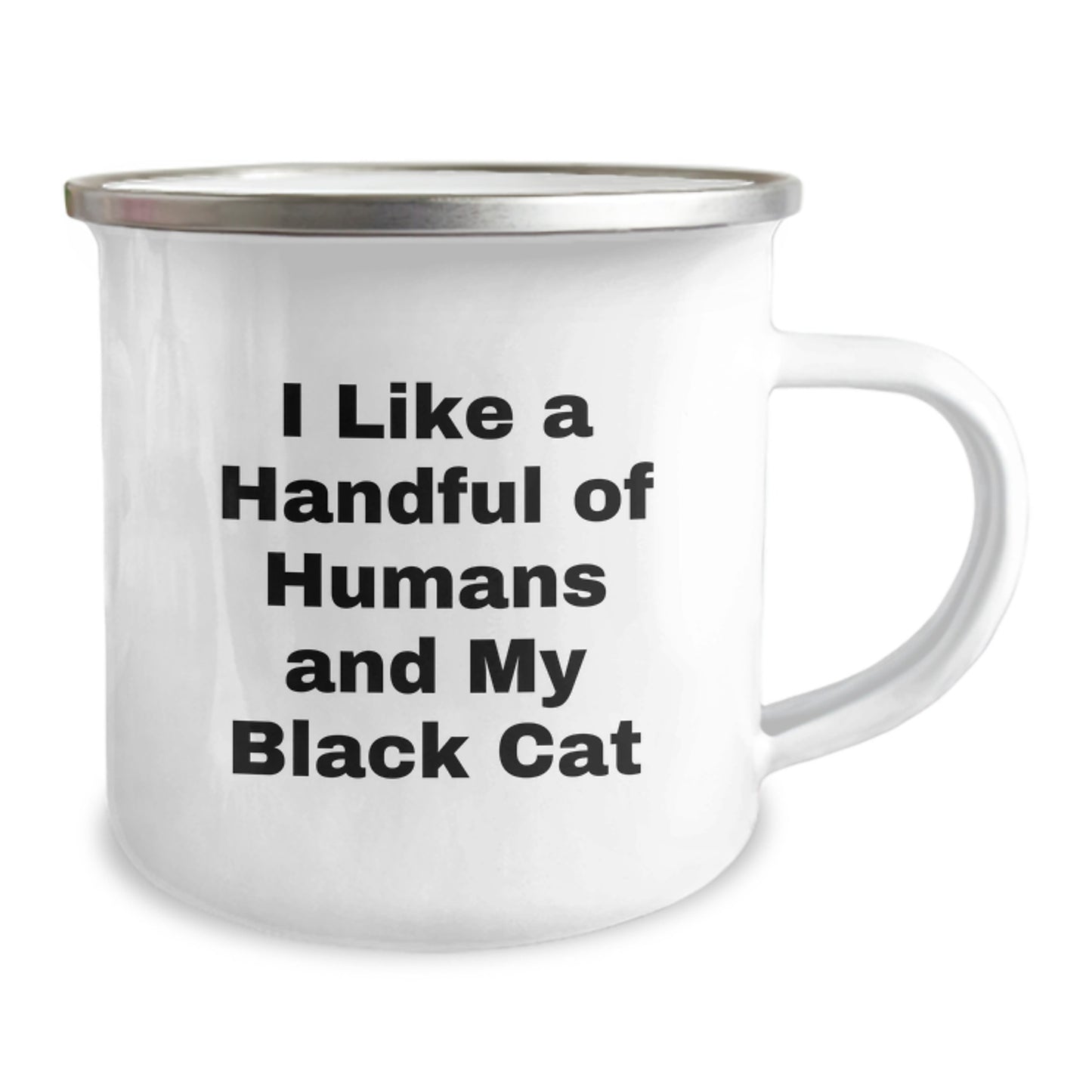 Funny Black Cat Lover Camping Mug Gifts from Family, Friends, Coworkers to Men, Women, Black Cat Enthusiasts this Christmas - Image 2